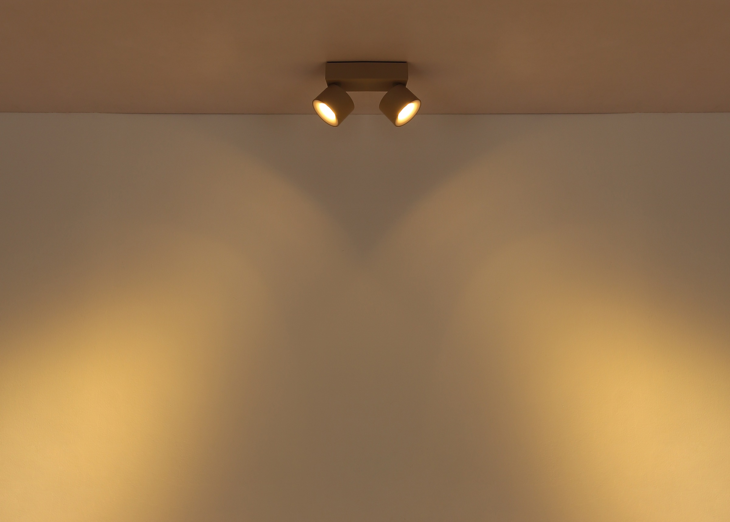GLOBO LIGHTING LED Deckenspot »RAE« LED-Modul 1 Stk. Warmweiß LED Strahler Sand, Aluminium/Opal, dreh-/schwenkbar, LED 6W