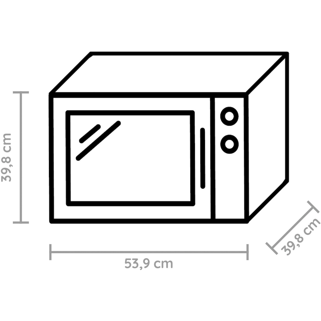 BAUKNECHT Mikrowelle »MW 304 M«, Grill, 900 W