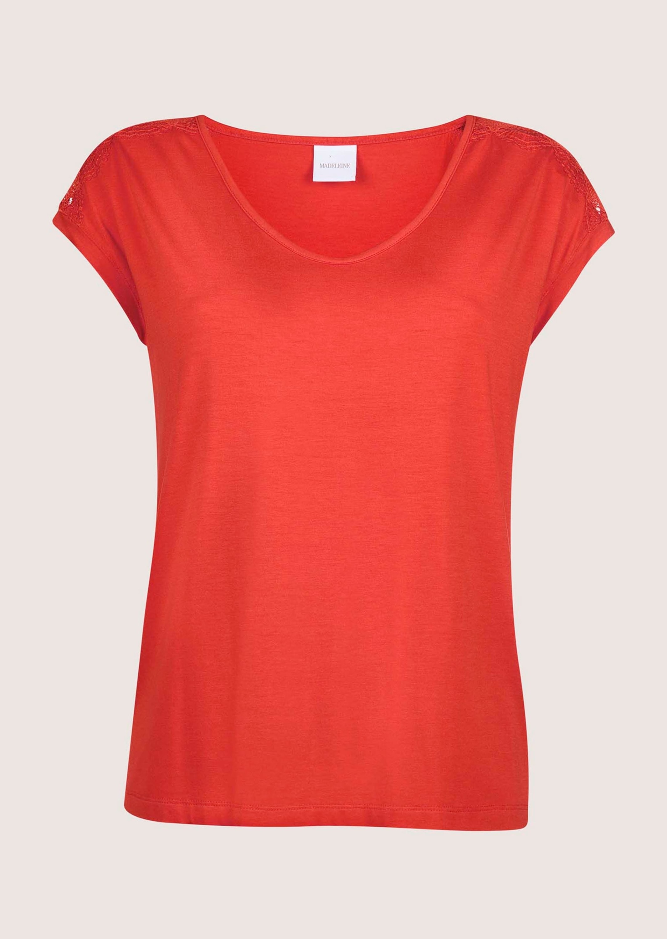 MADELEINE Kurzarmshirt "Shirt Rundhals-Shirt mit Stickerei" günstig online kaufen