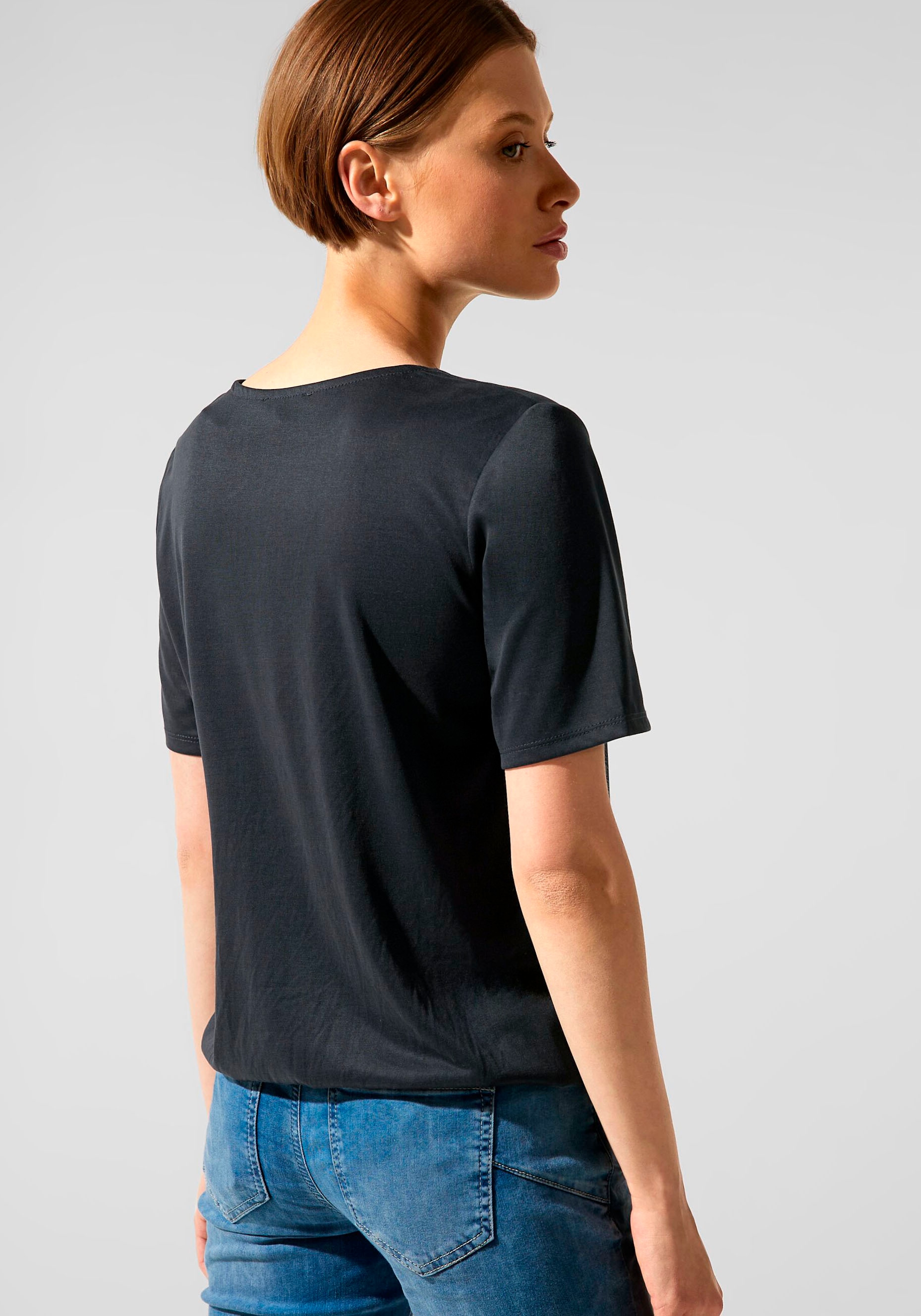 BAUR ONE Shirttop, Seidenlook für im STREET | kaufen