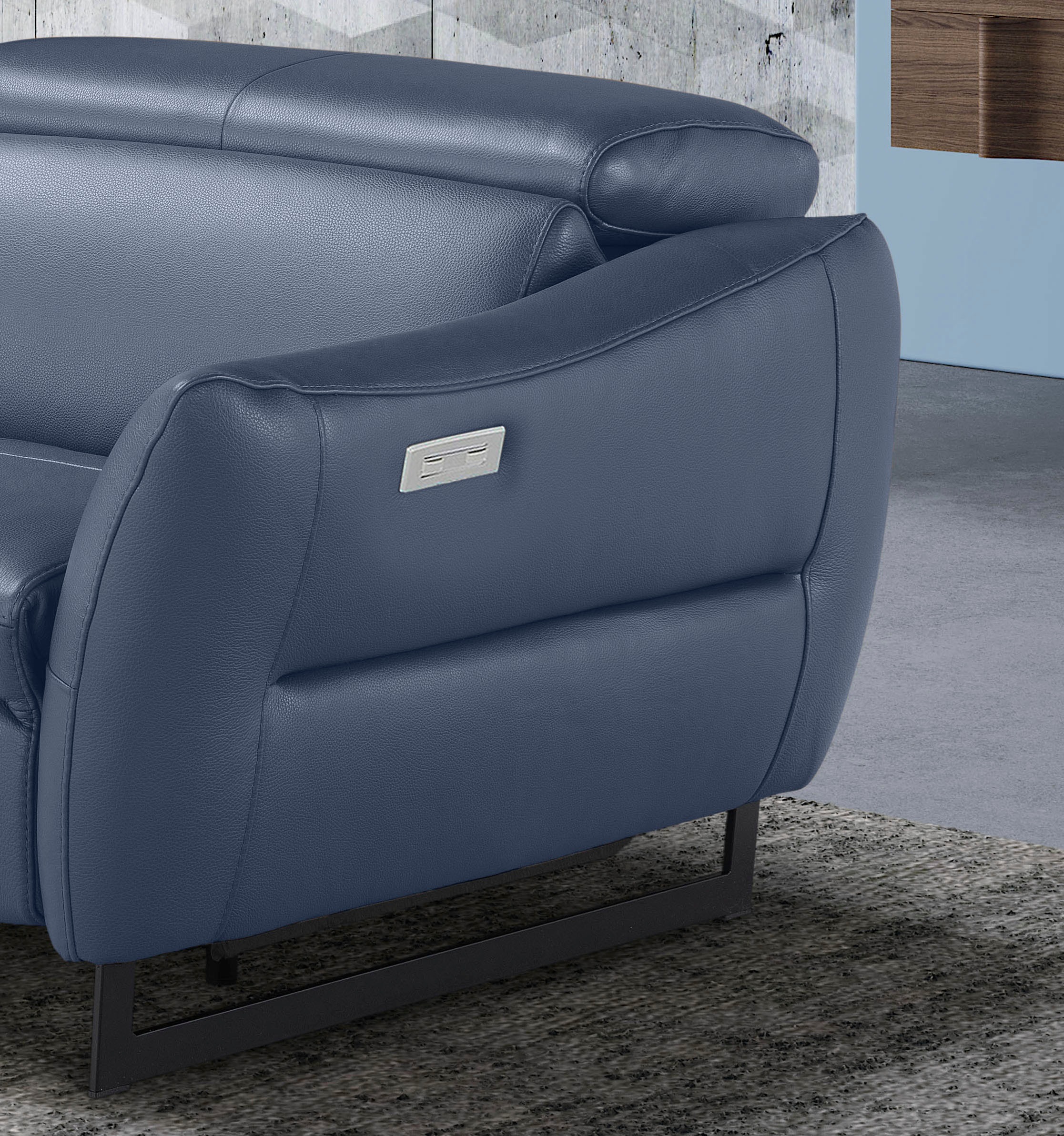 Thumbnail - Egoitaliano 2,5-Sitzer "Dafne, elegantes Designsofa mit hohem Sitzkomfort", mit und ohne elektrischer Relaxfunktion, Kop...