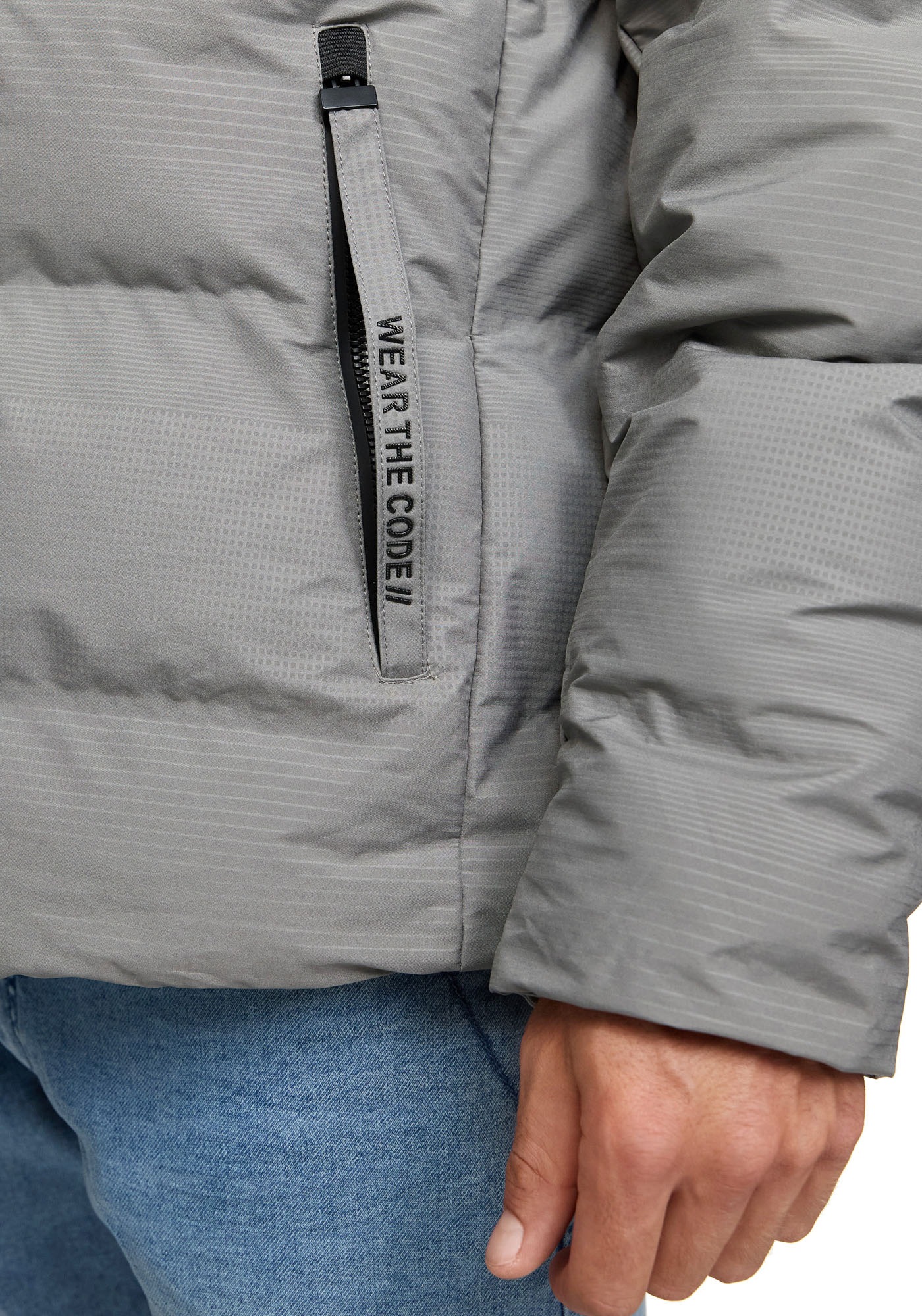 Indicode Steppjacke »INDerek«, mit Kapuze