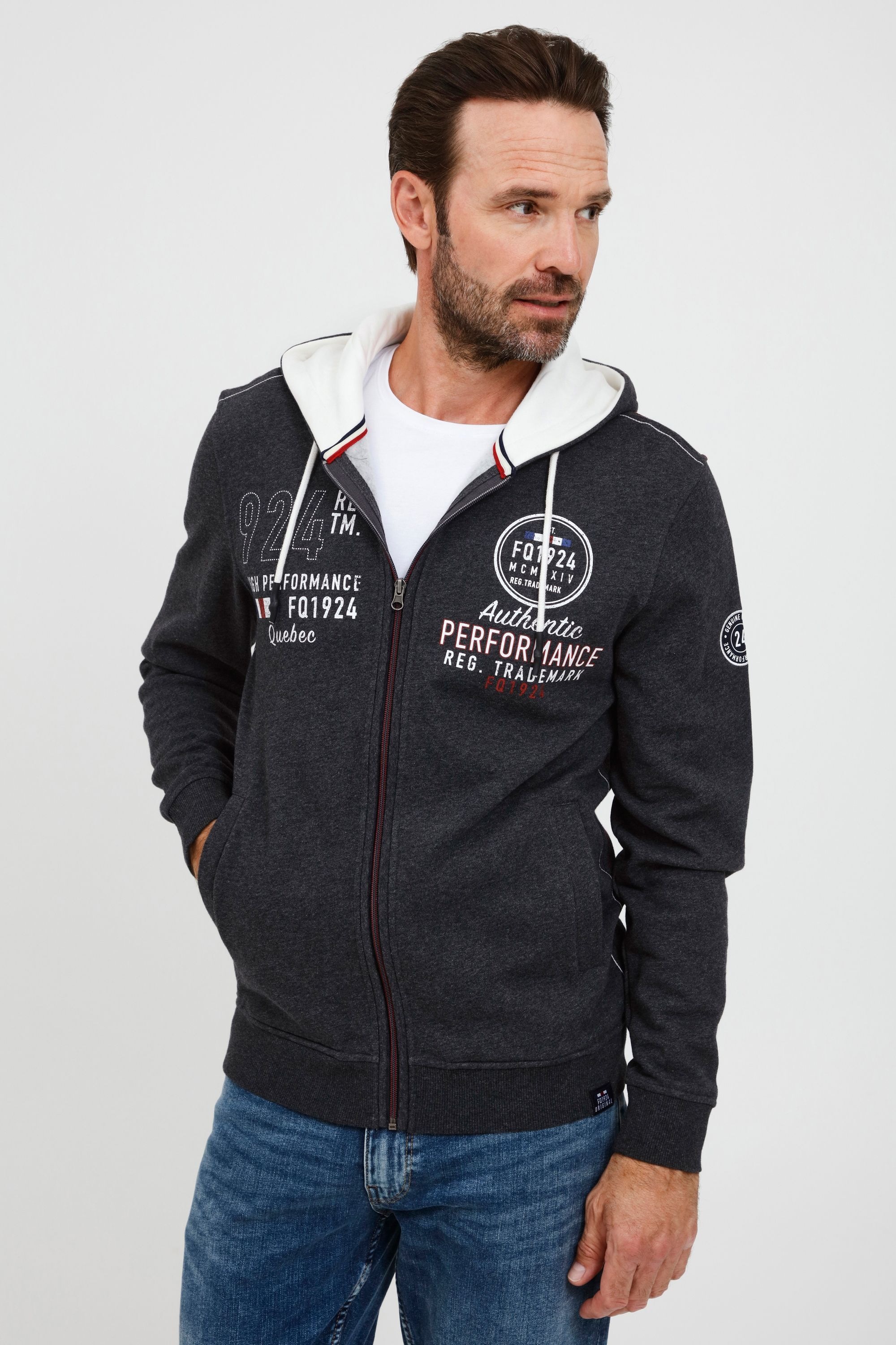 FQ1924 Kapuzensweatjacke "Kapuzensweatjacke FQThure" günstig online kaufen