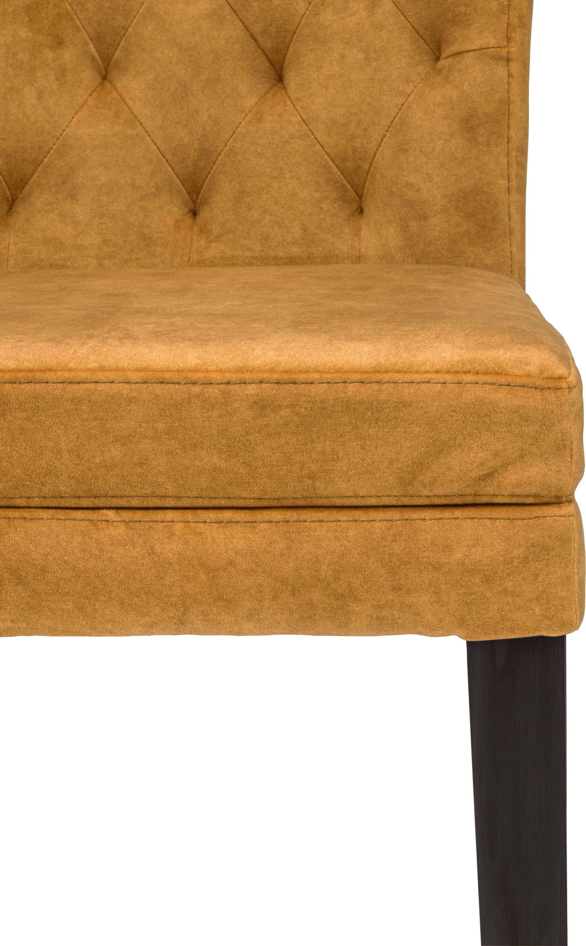 Home affaire 4-Fußstuhl »Colorado«, (Set), 2 St., Samtvelours, Beine aus Buche, wengefarben lackiert, Im 2er, 4er oder 6er-Set