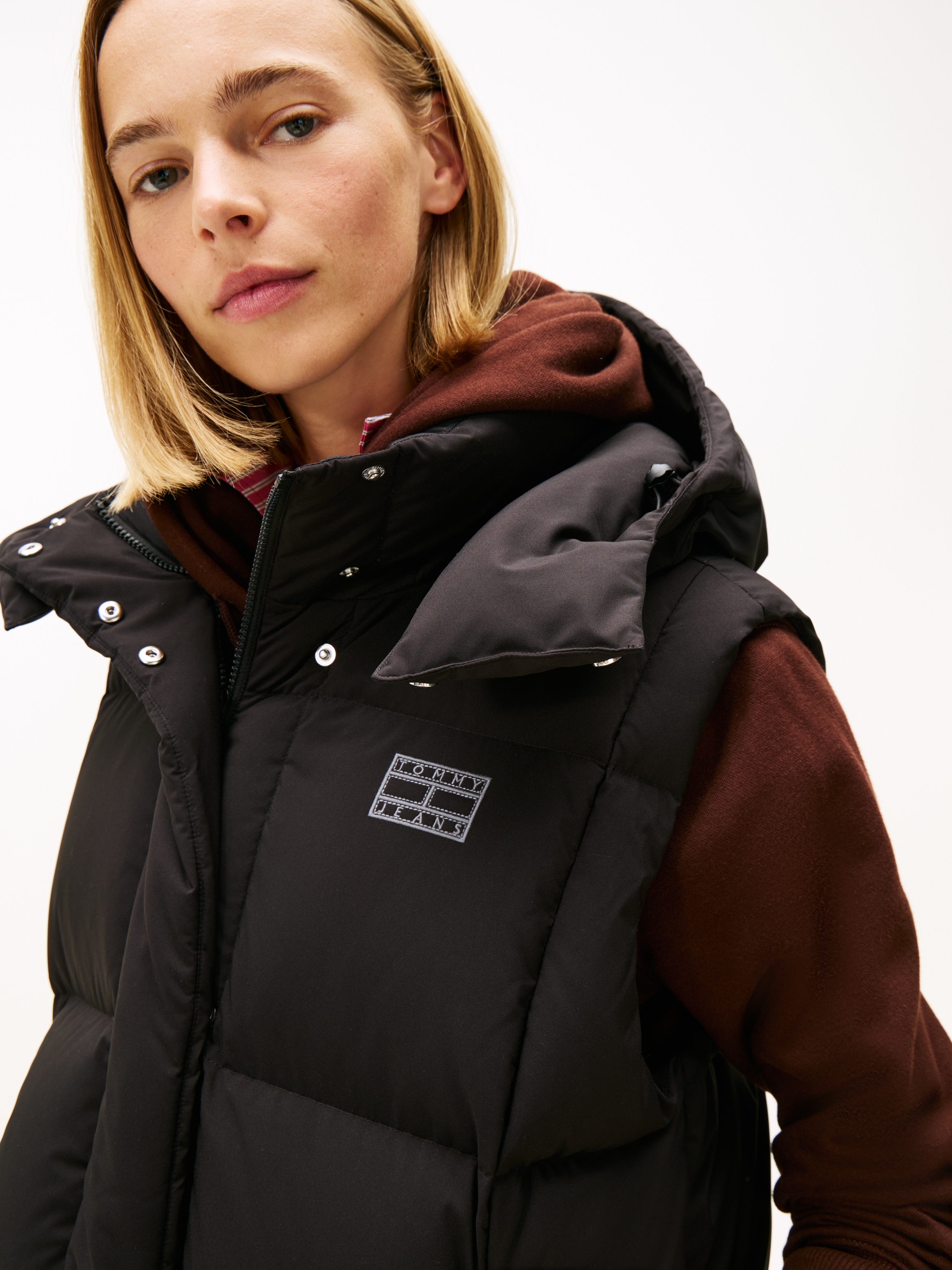Tommy Jeans Steppweste "TJW ALASKA GRID DOWN VEST" günstig online kaufen