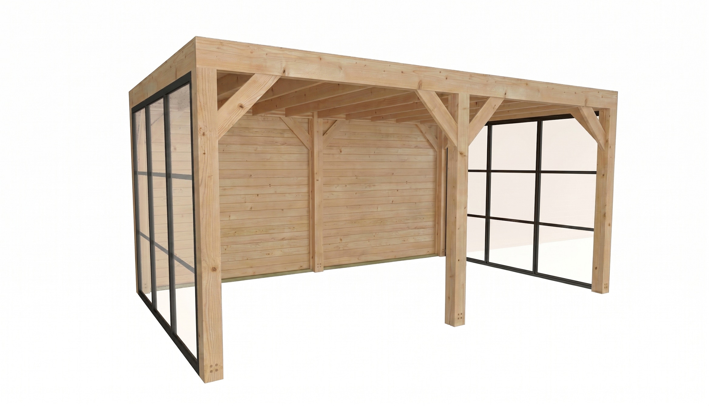weka Holzpavillon »Lumley Lauben-Set Gr. 3.1« BxTxH: 307x499x245 cm