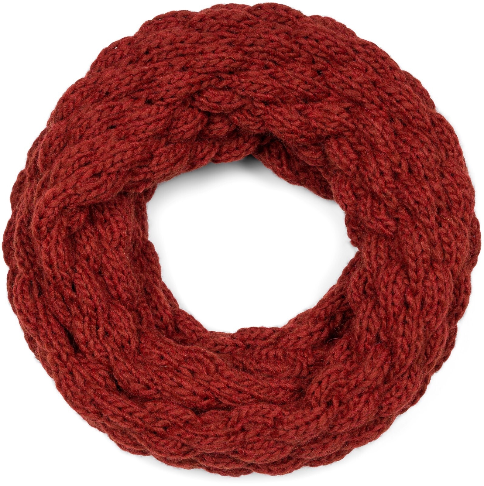 styleBREAKER Strickschal "Strick Loop mit Bubblemuster" 1 Stk.