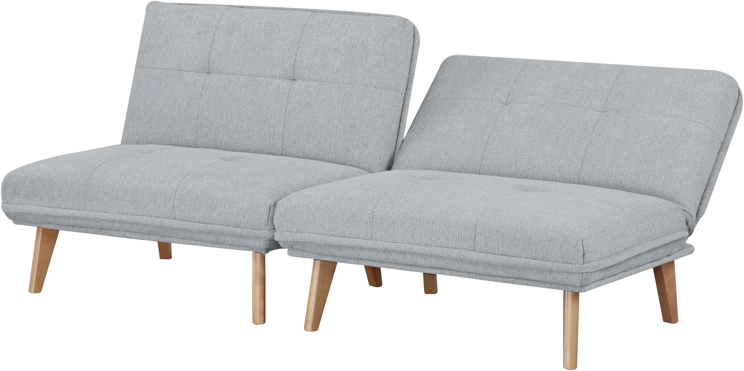 INOSIGN Sessel »DELANEY Schlafsofa, bestehend aus 2 Modulen, mit Schlaffunktion«, Bettsofa, Schlafsessel, Klappsofa, erweiterbar, in Webstoff