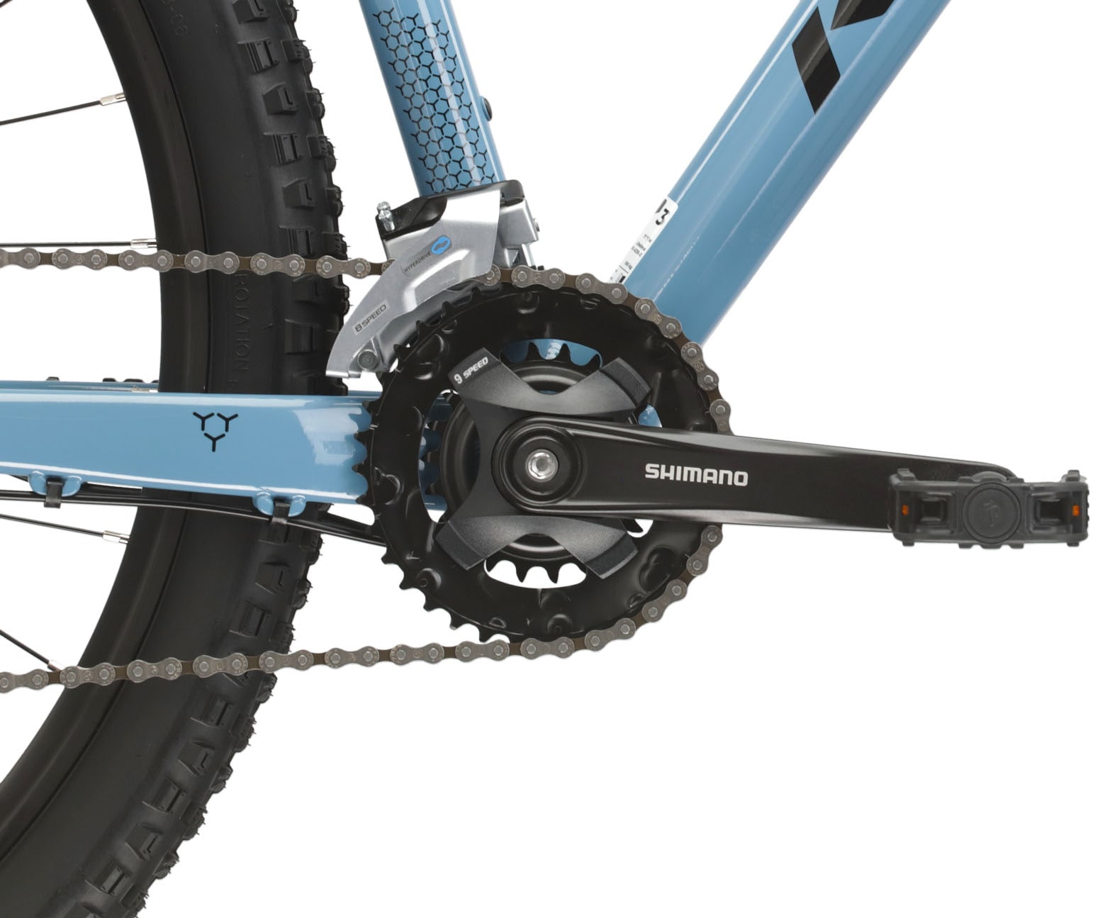 Kross Mountainbike »KROSS MTB Hardtail Hexagon 4.0 29" blau«, 16 Gang, Shimano, ACERA M3020 Schaltwerk, Kettenschaltung