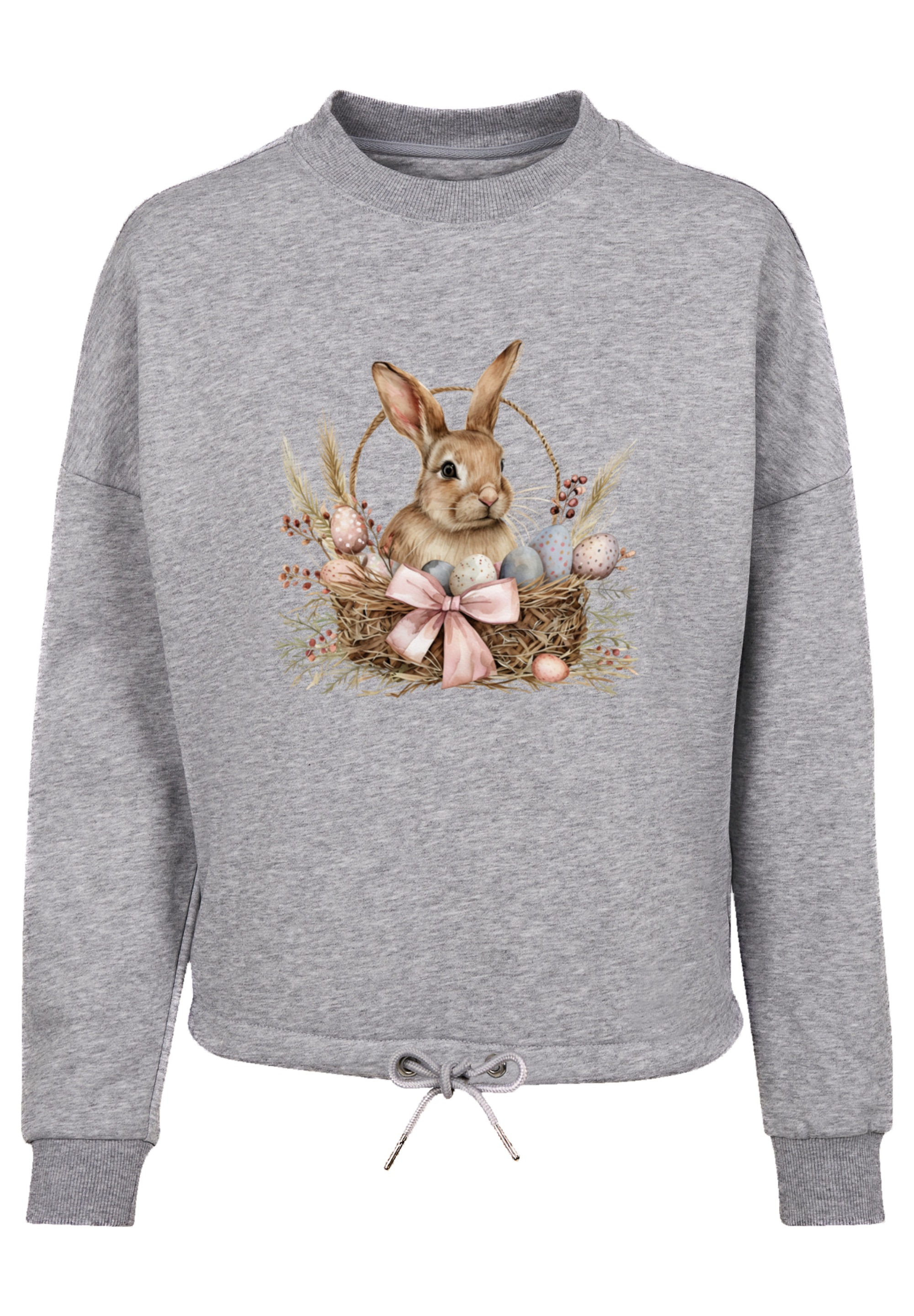F4NT4STIC Sweatshirt »Osterhasen Korb Dekor«, Premium Qualität