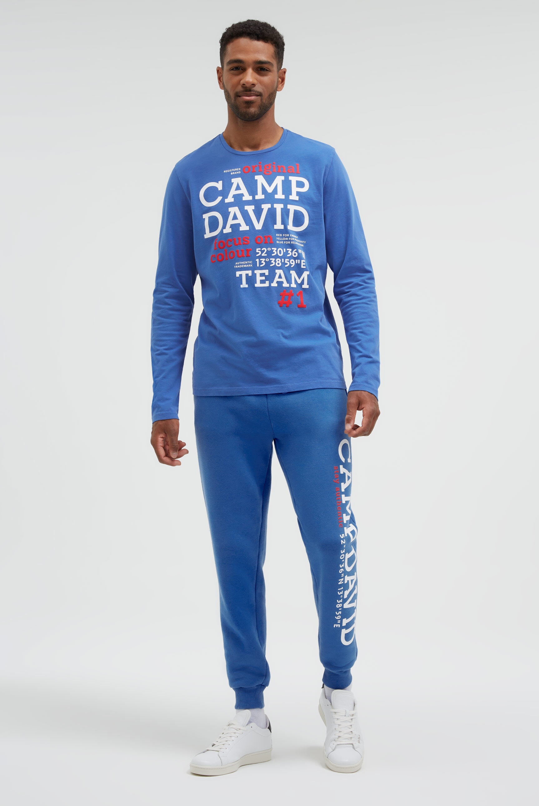 CAMP DAVID Sporthose  mit Elastikbund und Kordel