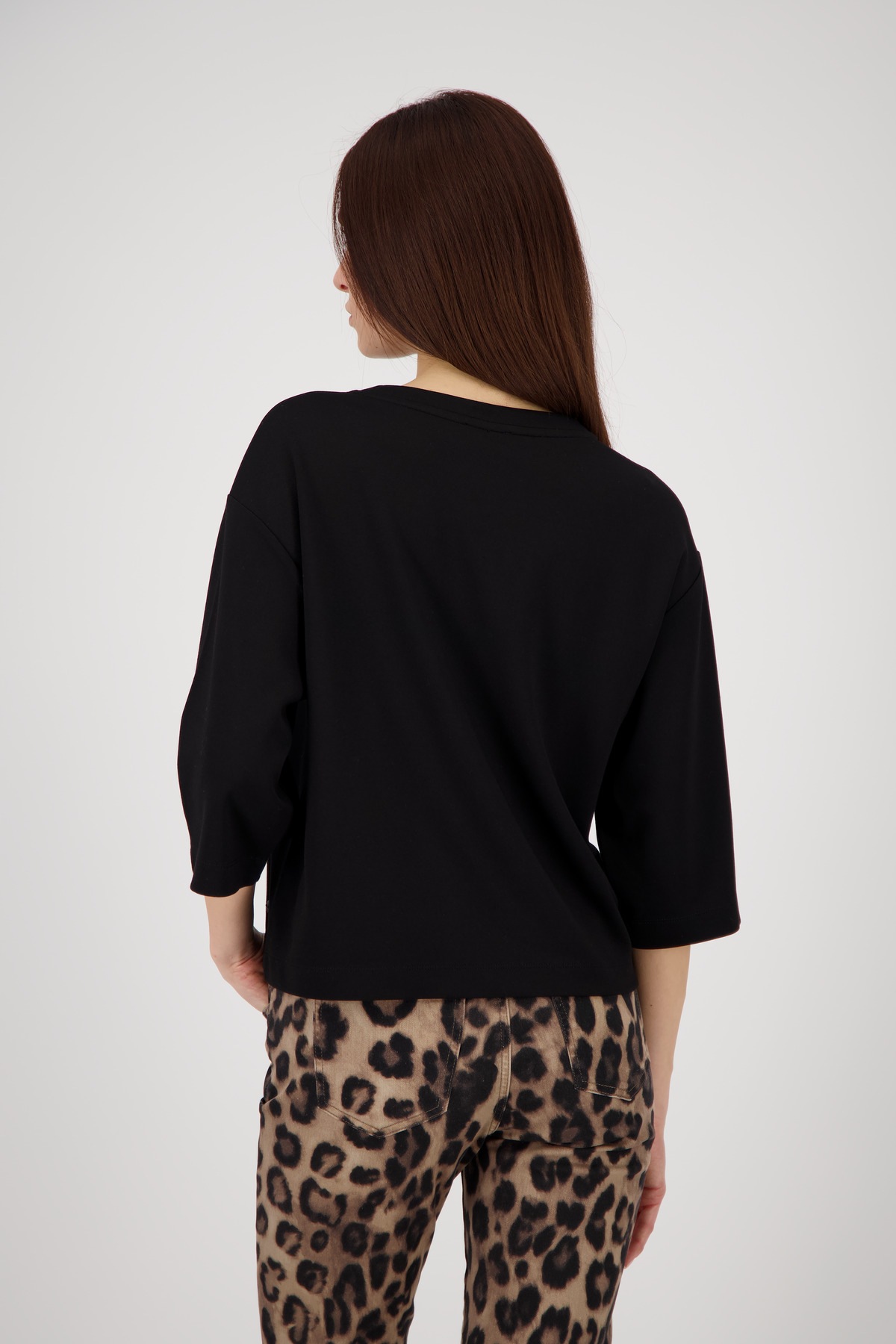 Monari Sweatshirt "Sweatshirt Schmuck Detail", Mit Rundhalsausschnitt mit S günstig online kaufen