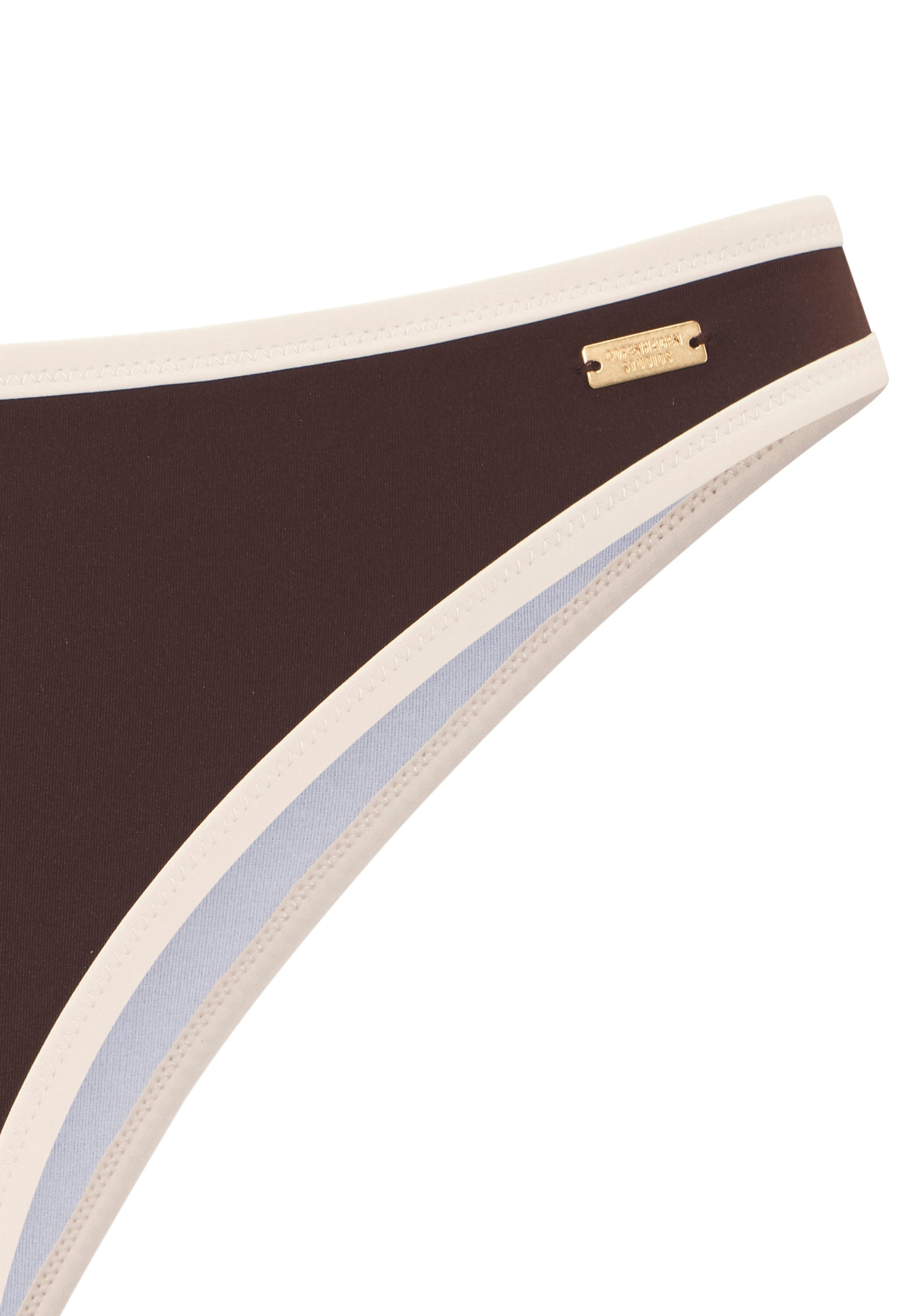 Copenhagen Studios Bikini-Hose "Emma" mit Kontrastpaspel günstig online kaufen