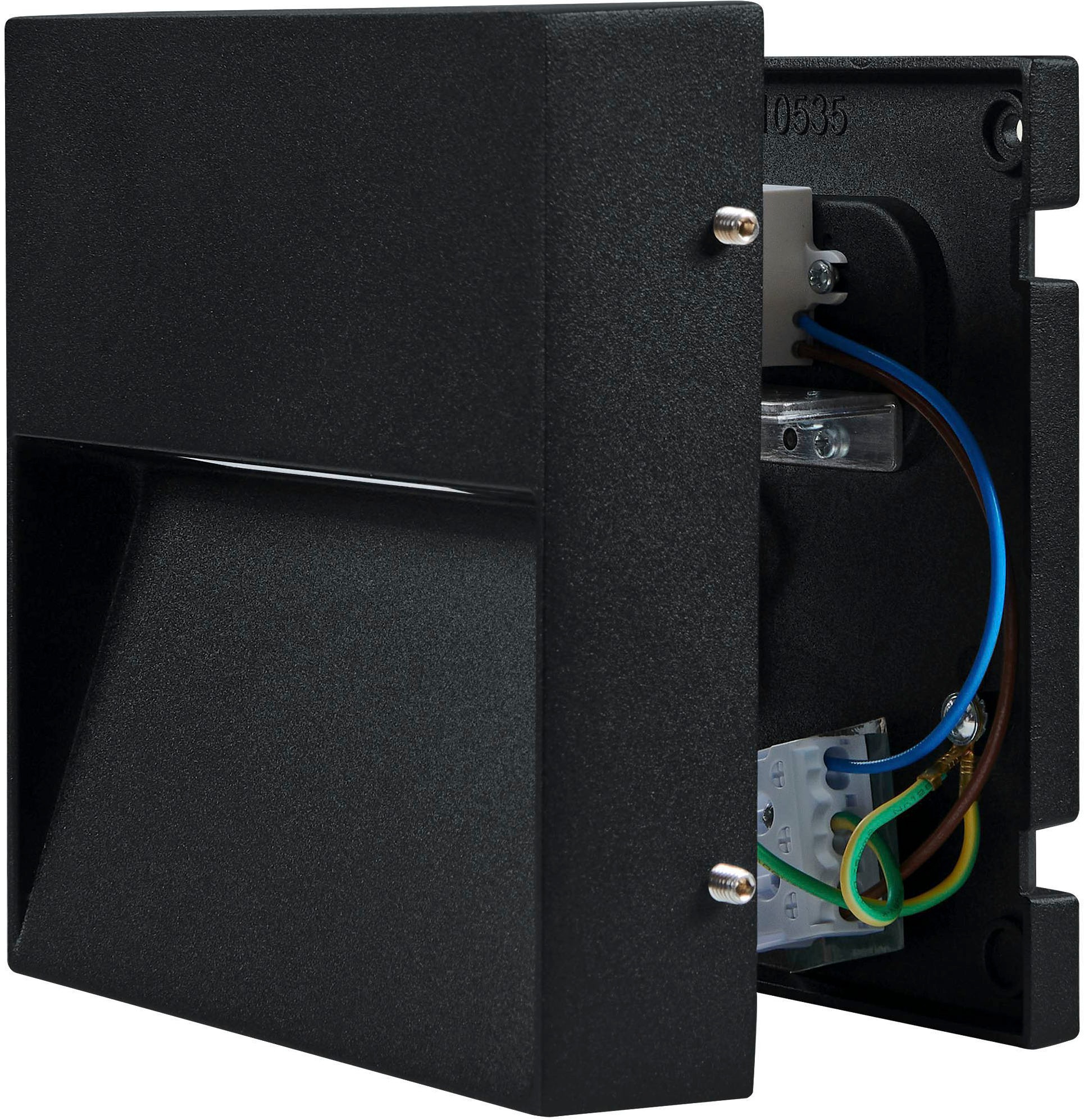 EGLO Wandleuchte »Maruggio Wandlampe, Außenbeleuchtung Hauswand, Aluminium, IP65, Lampe« LED-Modul 1 Stk. Kaltweiß | Neutralweiß | Warmweiß Wand-/Deckenleuchte - L15 x H15 x AL3,5 cm - schwarz - 1X4,8W inkl.