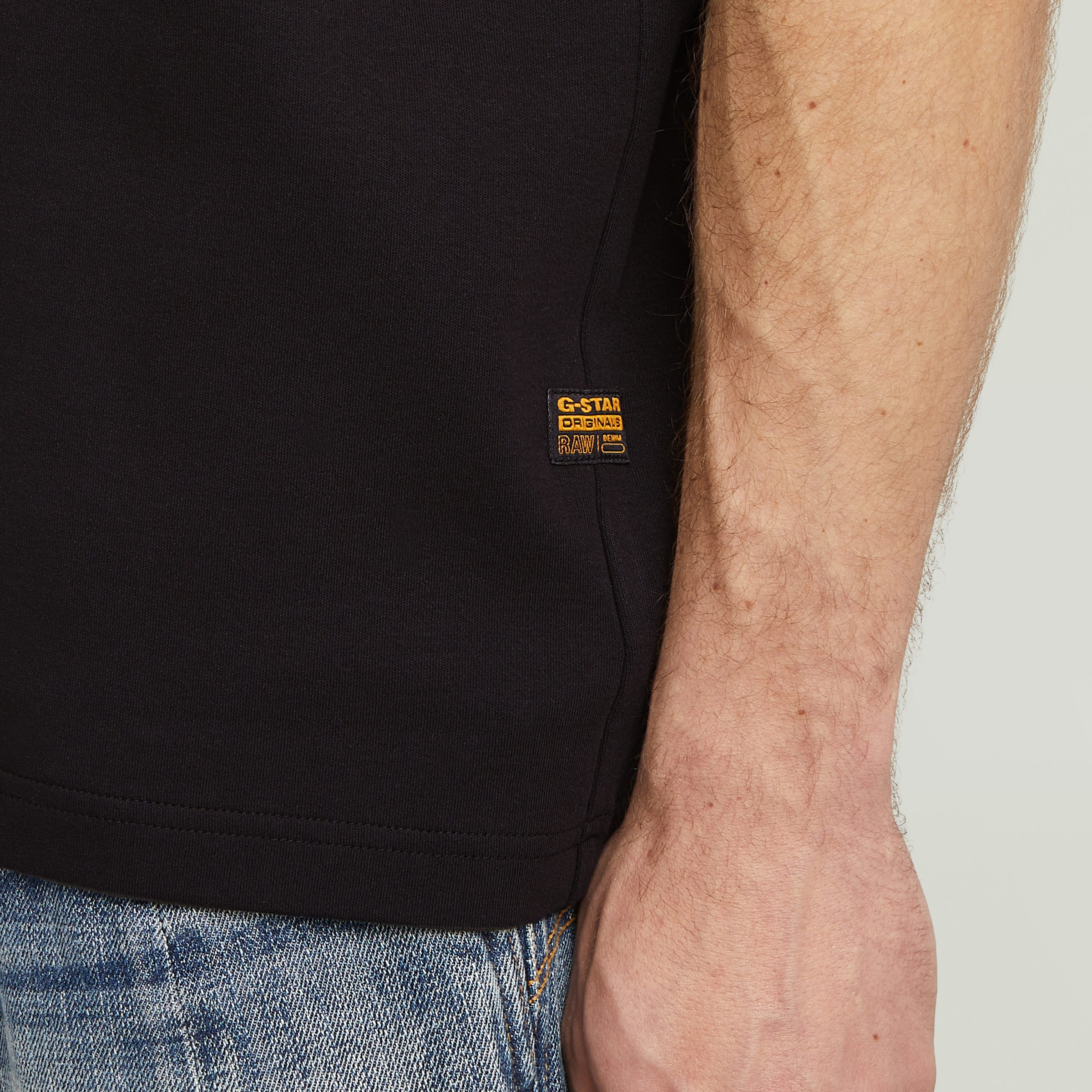 G-STAR T-Shirt »Chest Logo«, Rundhals, Regular Fit
