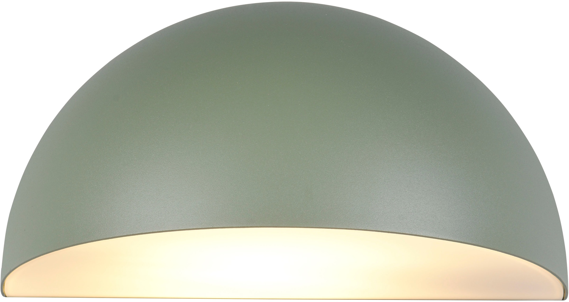 TRIO Leuchten Außen-Wandleuchte »MAAS, Hauswand Leuchte Downlight kugelförmig Metall Aluminium IP44«, 1 flammig, Leuchtmittel E27 | Leuchtmittel wechselbar, exkl 1x E27 max 10W, Breite 27cm Höhe 14cm, Leuchtmittel wechselbar