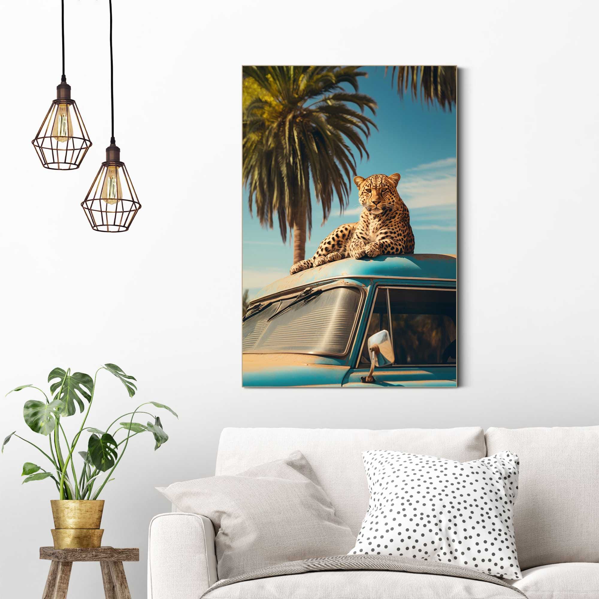 Reinders Wandbild "Oldtimer Safari"