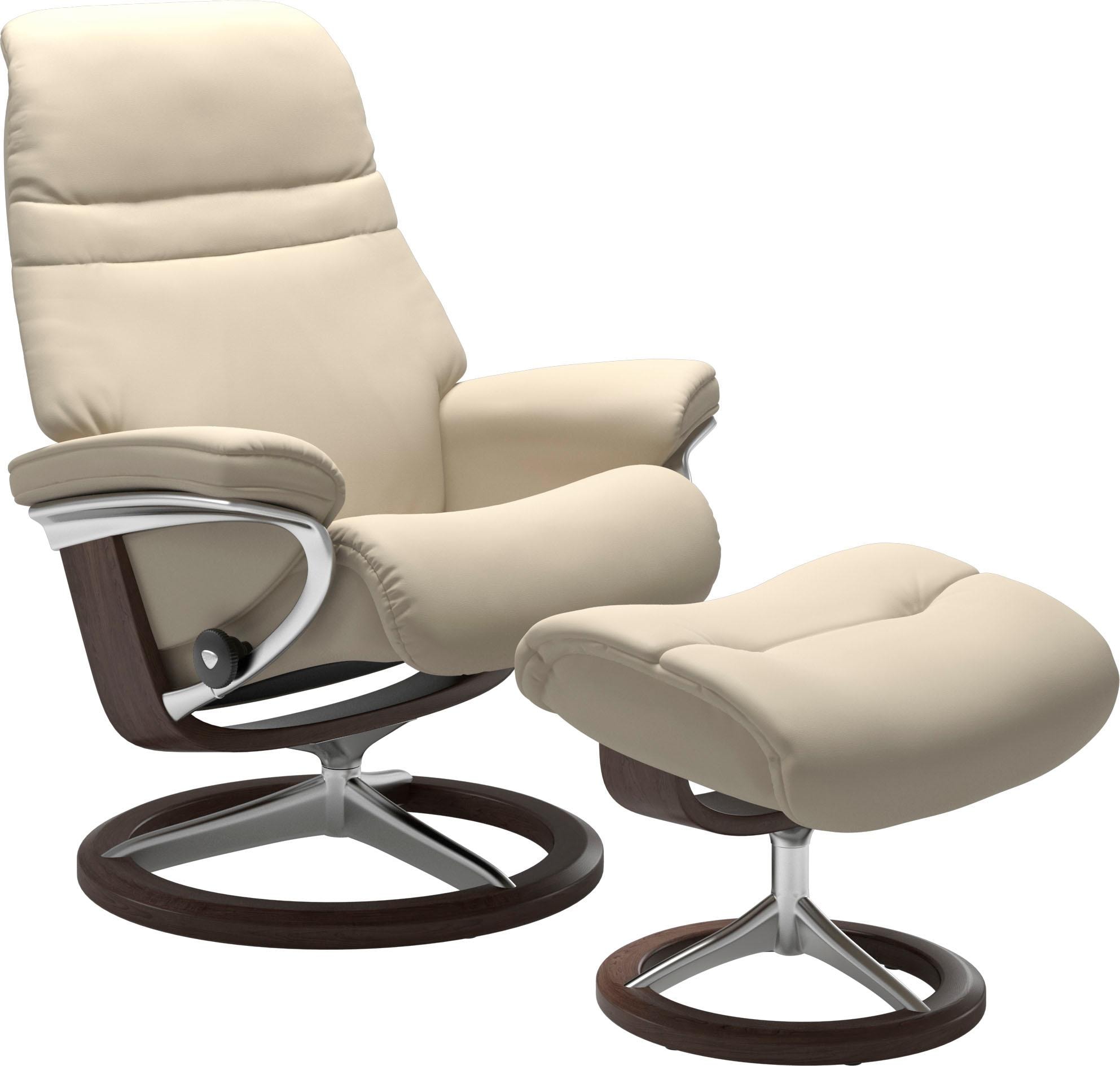 Stressless Relaxsessel "Sunrise" Relaxsessel mit Hocker, mit Signature Base, Größe M, Gestell Wenge