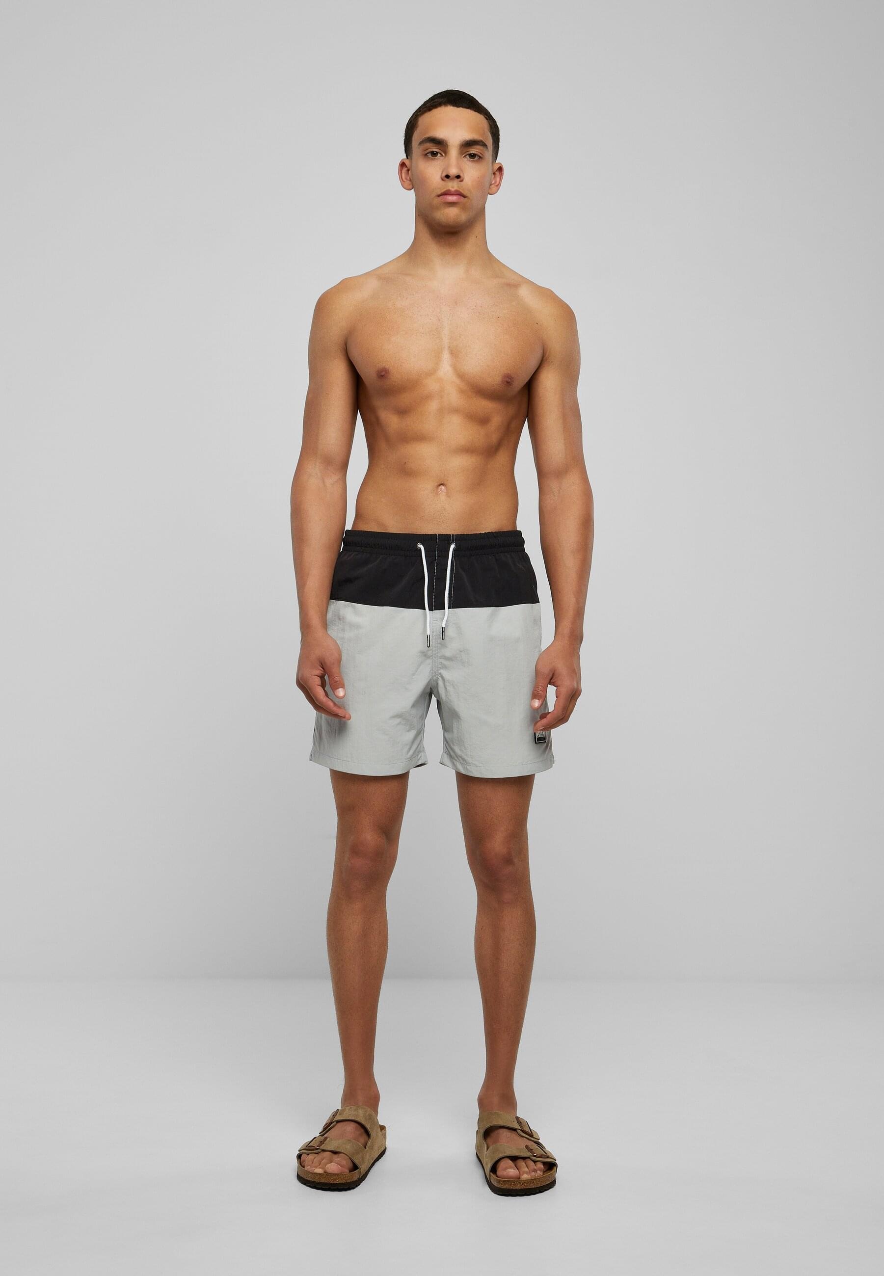 URBAN CLASSICS Badeshorts »Urban Classics Herren Block Swim Shorts«