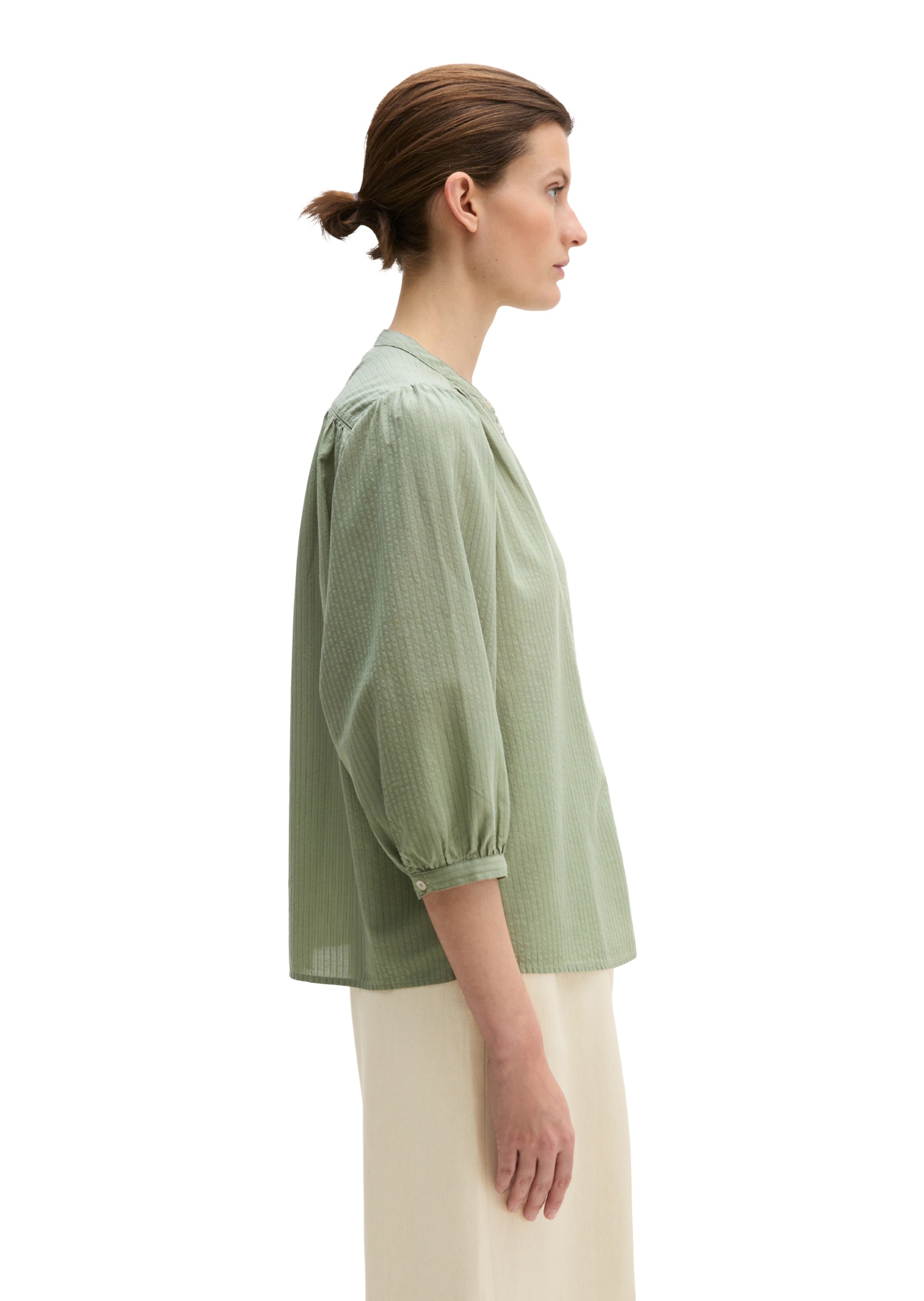 Marc O'Polo Langarmbluse »aus Organic-Cotton-Viskose-Mix«