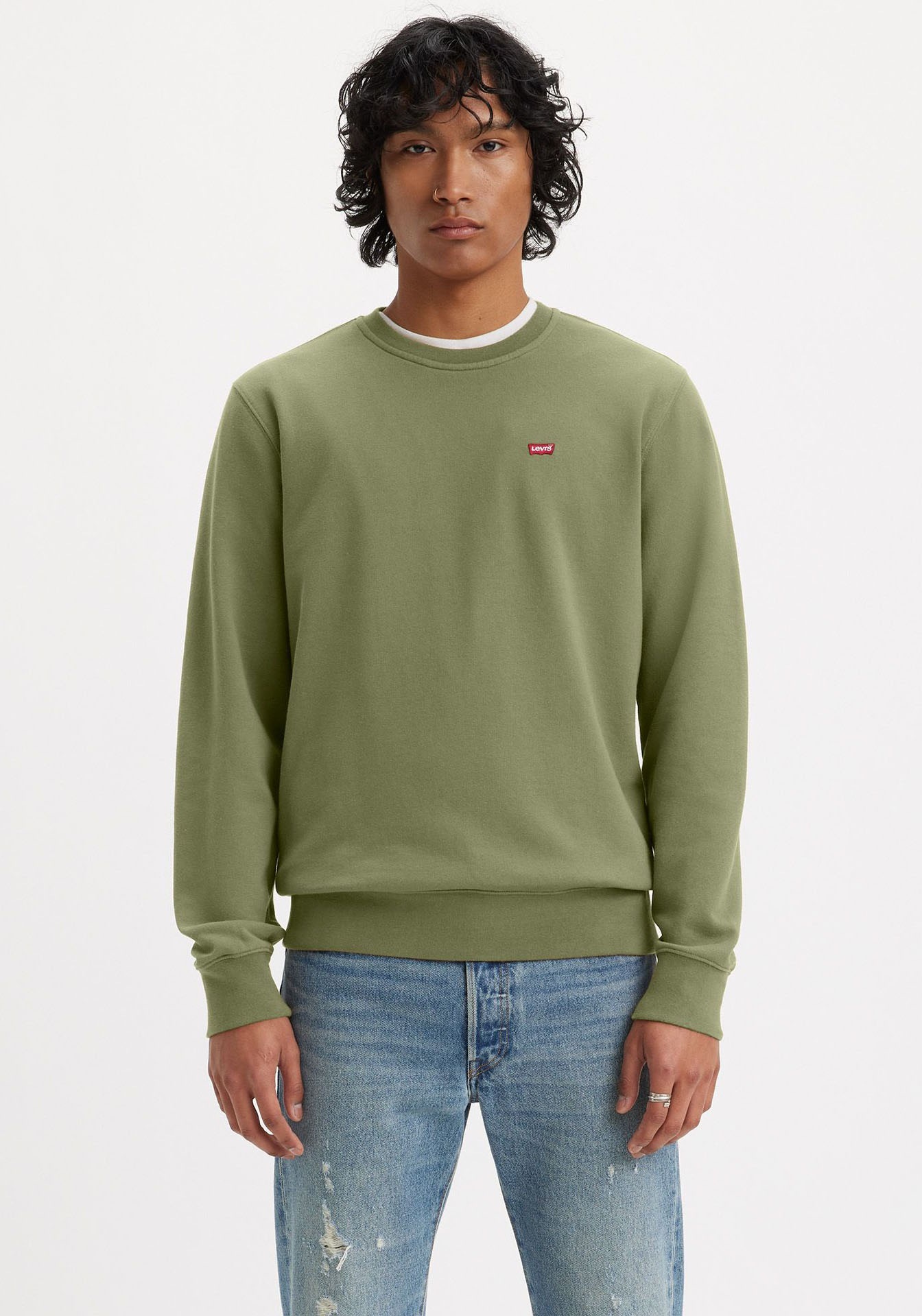 Levis "SWEATSHIRT NEW ORIGINAL CREW", Innen weich angeraut günstig online kaufen