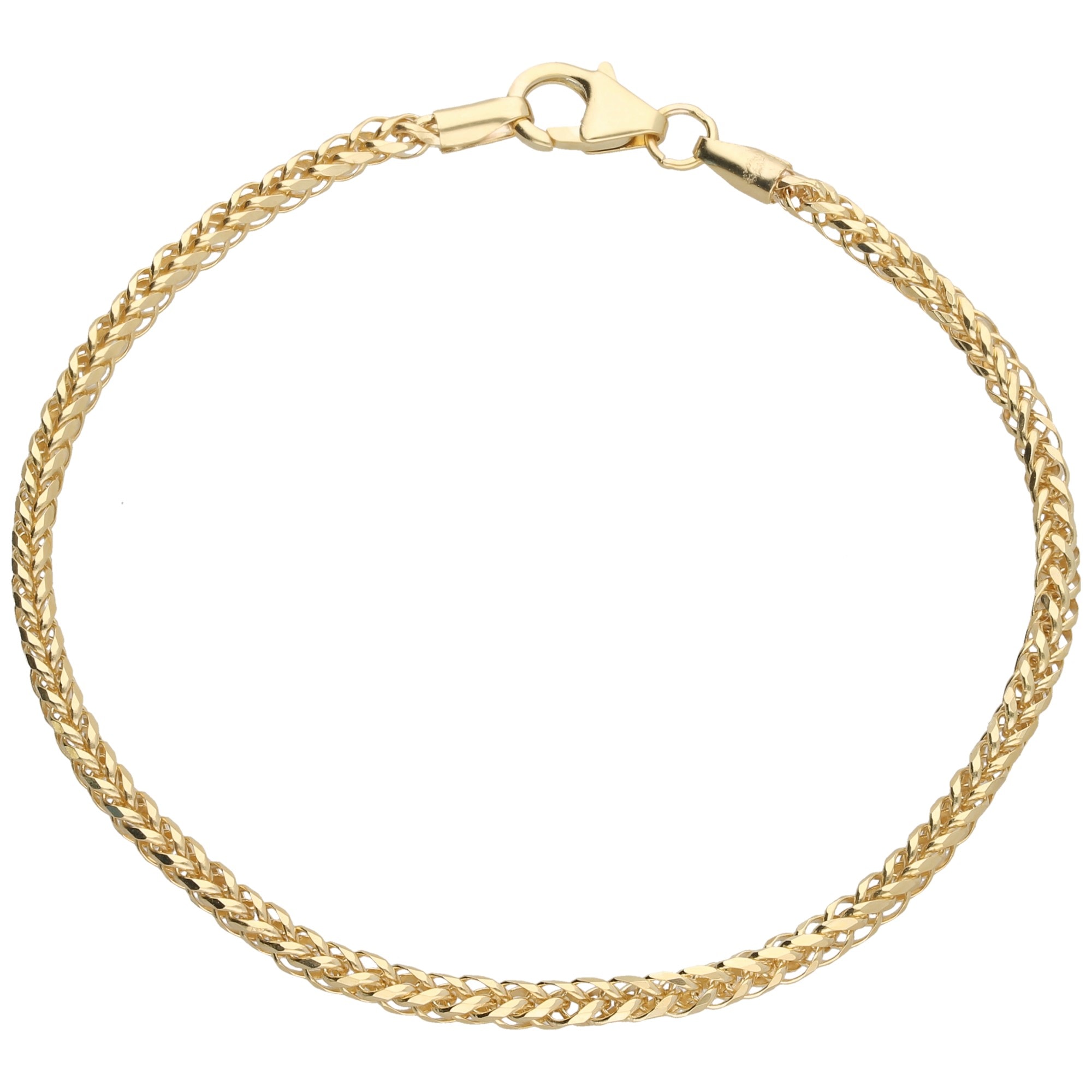 Luigi Merano Armband »Zopfkette, Gold 375« online kaufen | BAUR