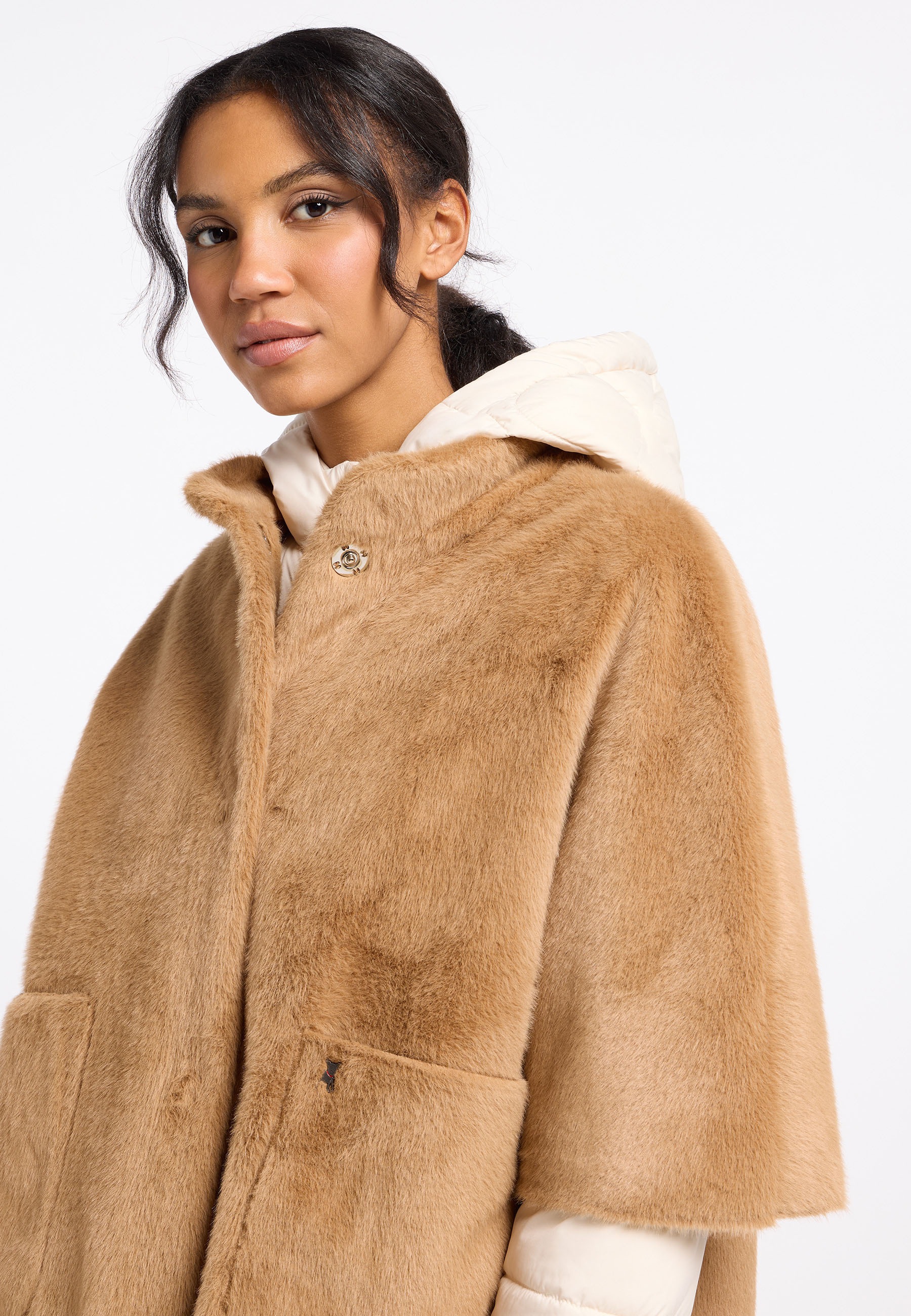 Frieda & Freddies Cape »Fake Fur Cape With Jacket / Kay & Polly«