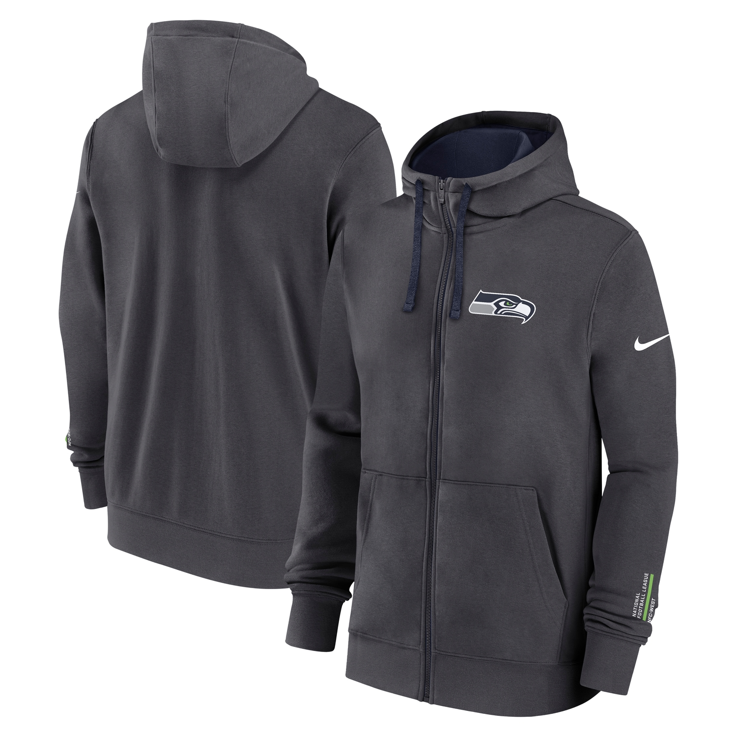 Nike "Nike Hoodie Seattle Seahawks Nike Club FZ"