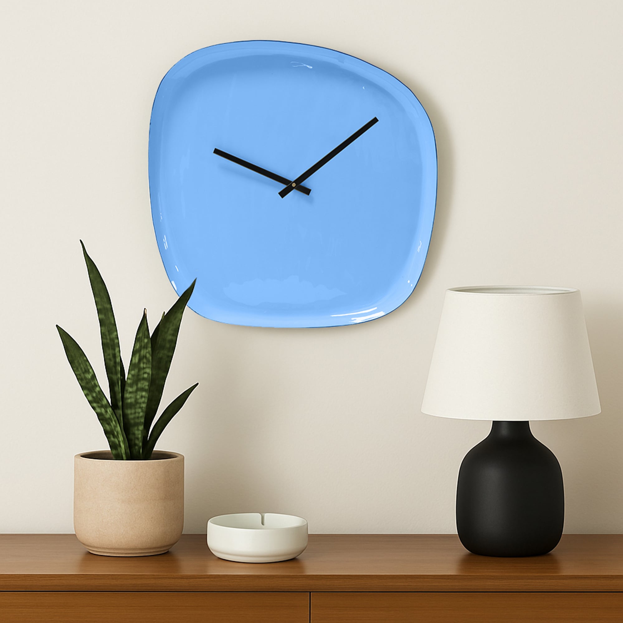 MIRRORS AND MORE Wanduhr »TOMO« Organische Form