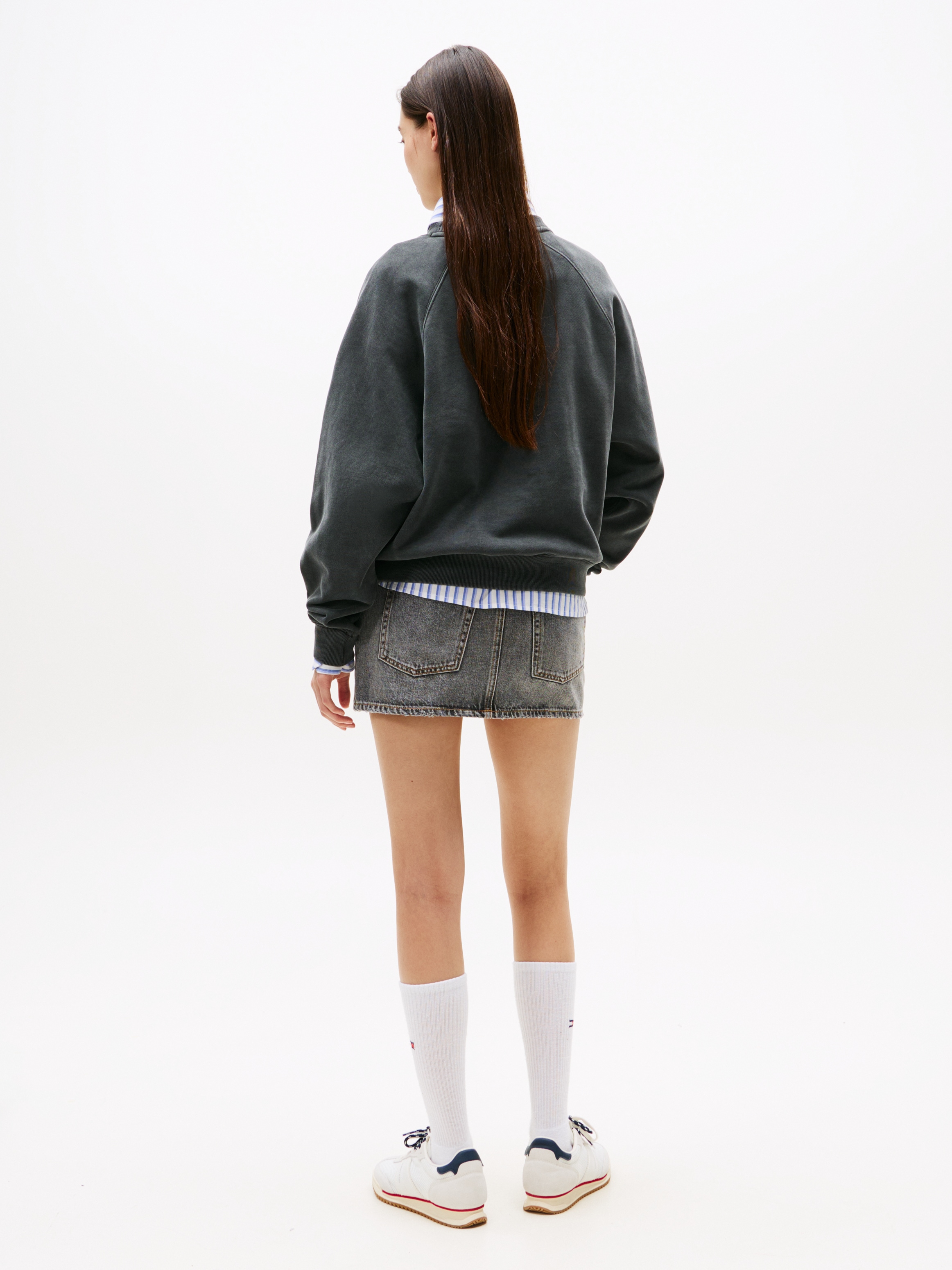 Tommy Jeans Sweatshirt »TJW BXY LEOPARD VARSITY CREW«