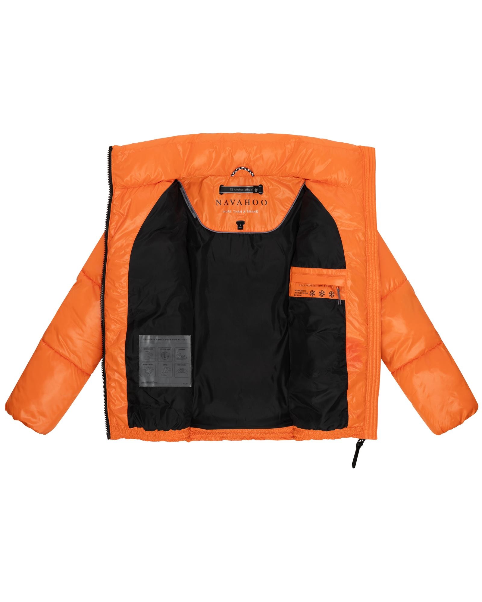 Navahoo Kurzjacke »Eispracht 14«, ohne Kapuze, Kurze gesteppte Damen Winterjacke