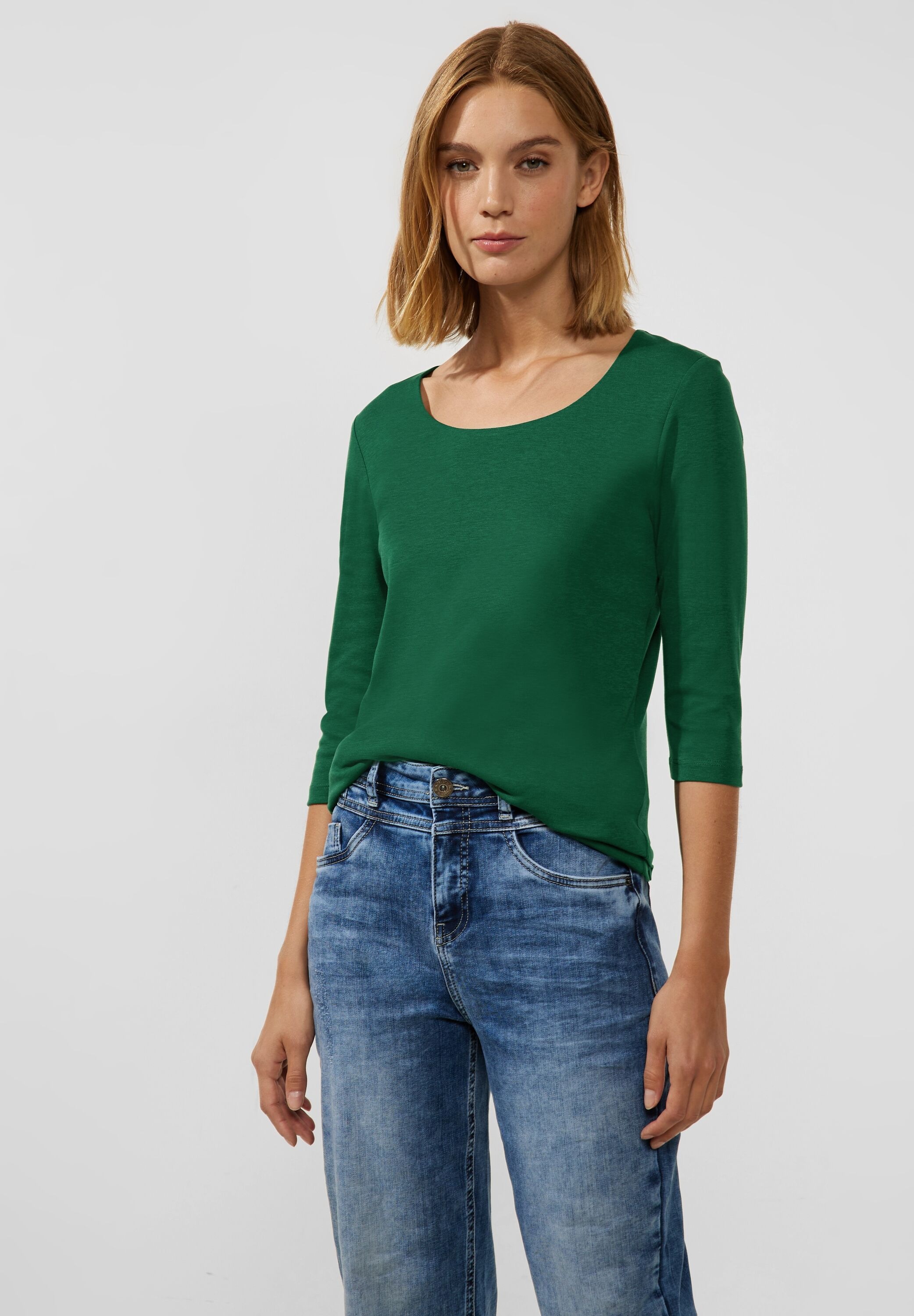 STREET | ONE BAUR mit Rundhalsausschnitt kaufen 3/4-Arm-Shirt, online