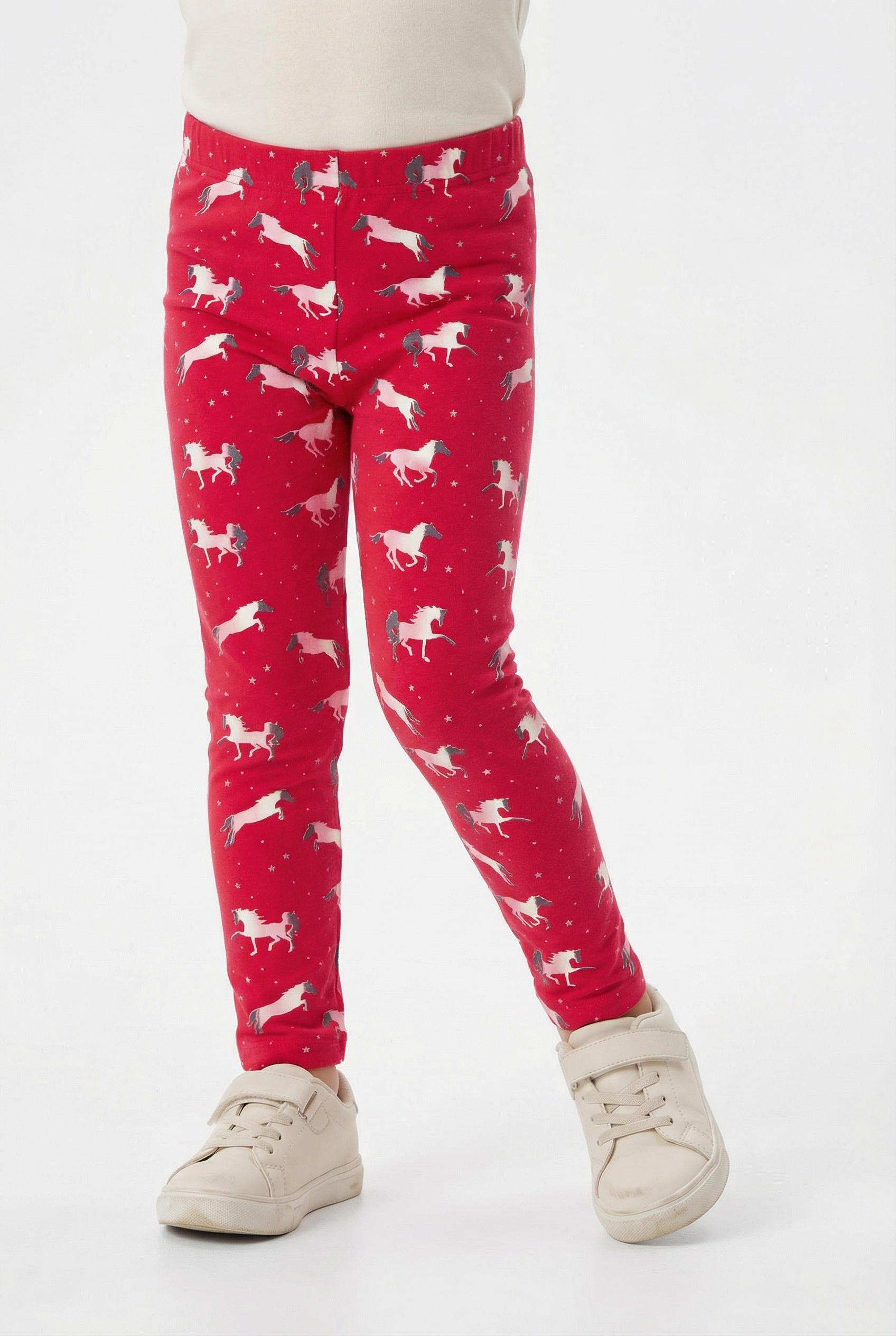 happy girls Strickleggings für kleine Pferde-Fans