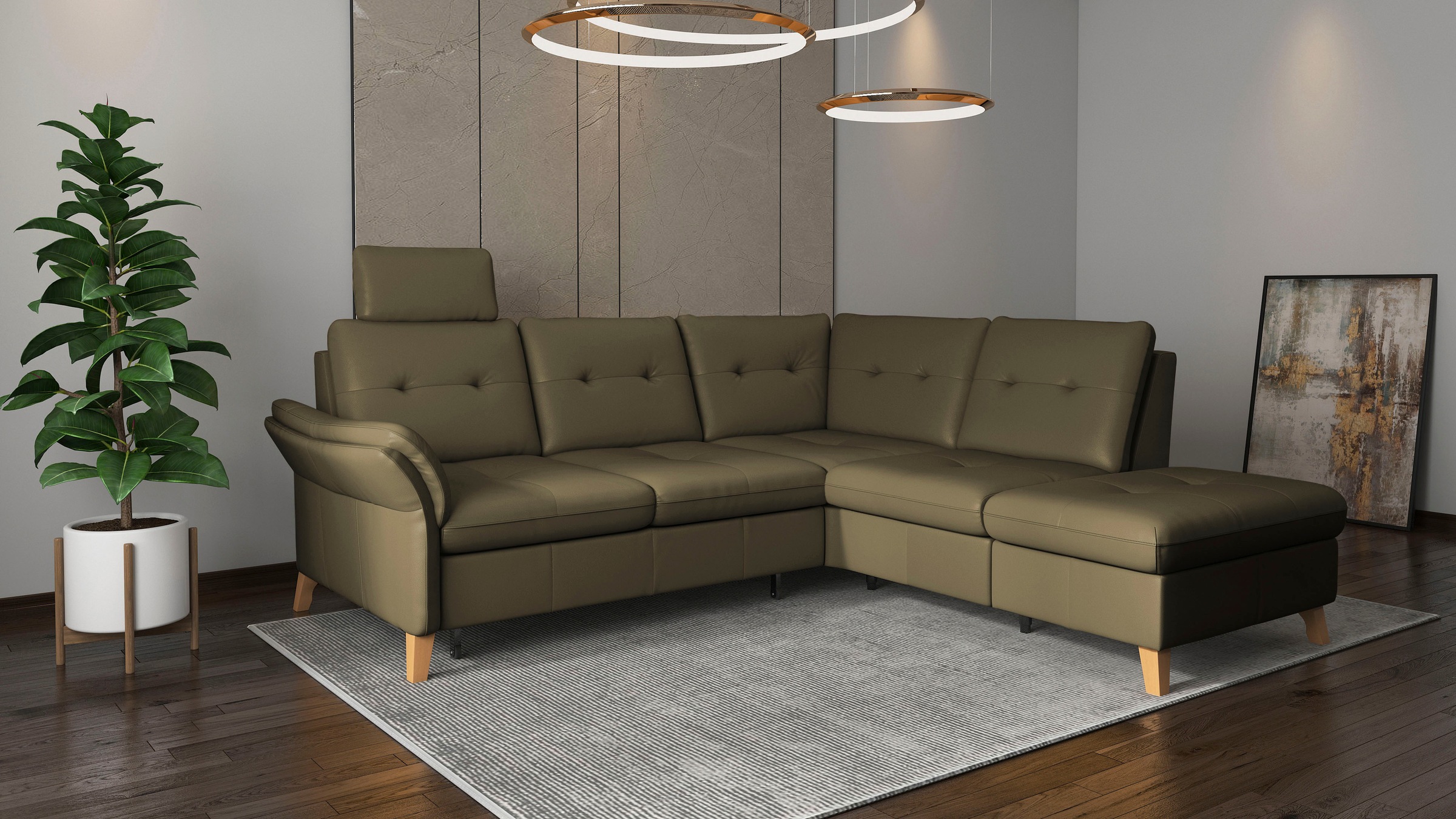 sit&more Ecksofa "Göteborg" inkl. Sitztiefenverstellung, wahlweise mit Bett günstig online kaufen