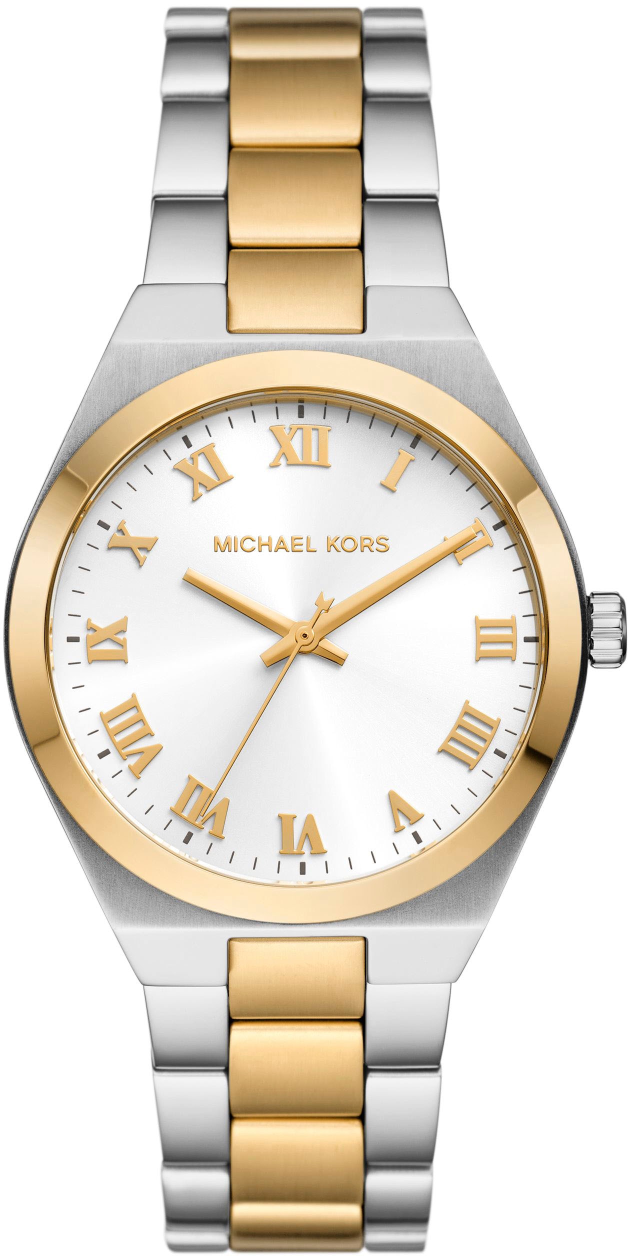 MICHAEL KORS Quarzuhr »LENNOX«, Armbanduhr, Damenuhr, Edelstahlarmband, analog