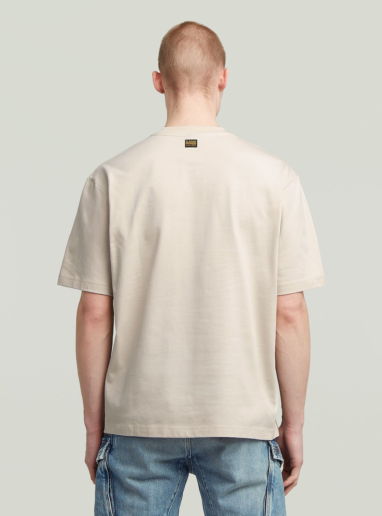 G-STAR T-Shirt »A Line Woven Mix Boxy T-Shirt«