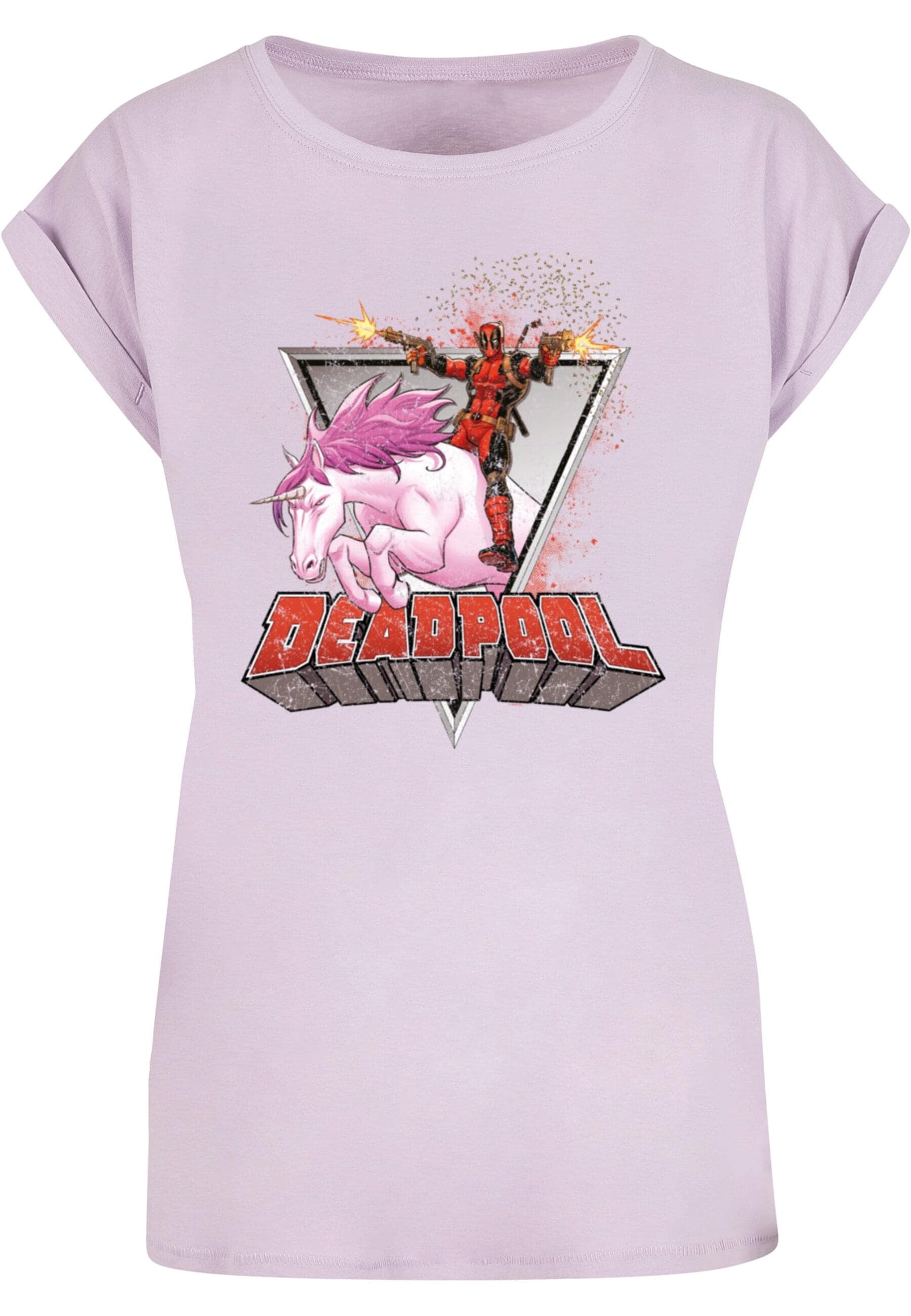 ABSOLUTE CULT T-Shirt "ABSOLUTE CULT Damen Ladies Deadpool - Rides a Unicor günstig online kaufen