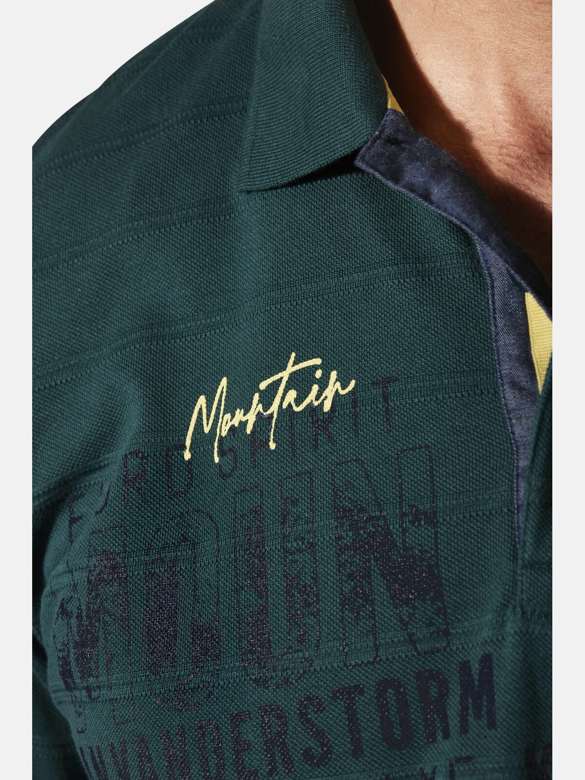 Jan Vanderstorm Langarm-Poloshirt »Langarm-Poloshirt MAKSE«, (1 tlg.)