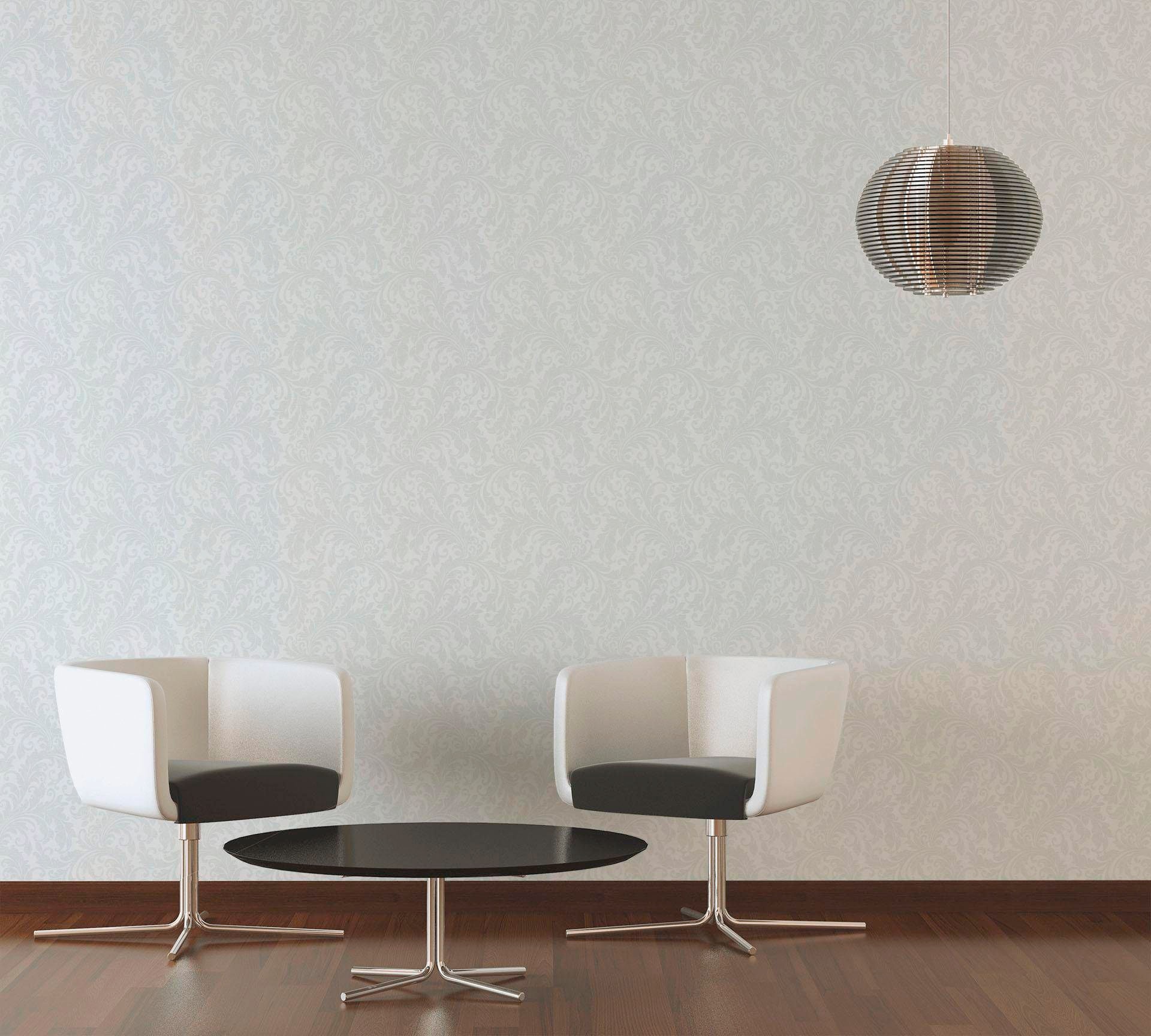 living walls Textiltapete »Di Seta«, Barock-ornamental-gemustert, Klassik Tapete Barock Tapeten Wohnzimmer Schlafzimmer Küche Flur Optik