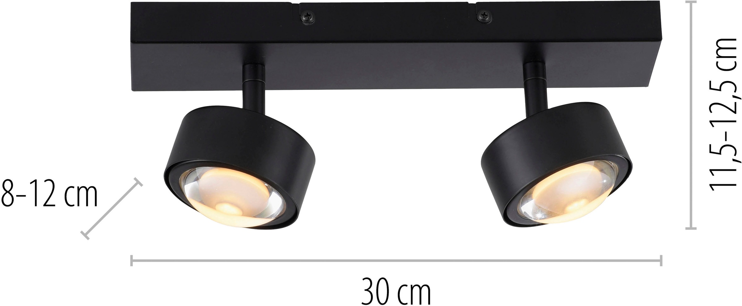 SCHÖNER WOHNEN-Kollektion LED Deckenleuchte »KULU« GX53 1 Stk. Warmweiß SCHÖNER WOHNEN Kollektion, dreh- und schwenkbar