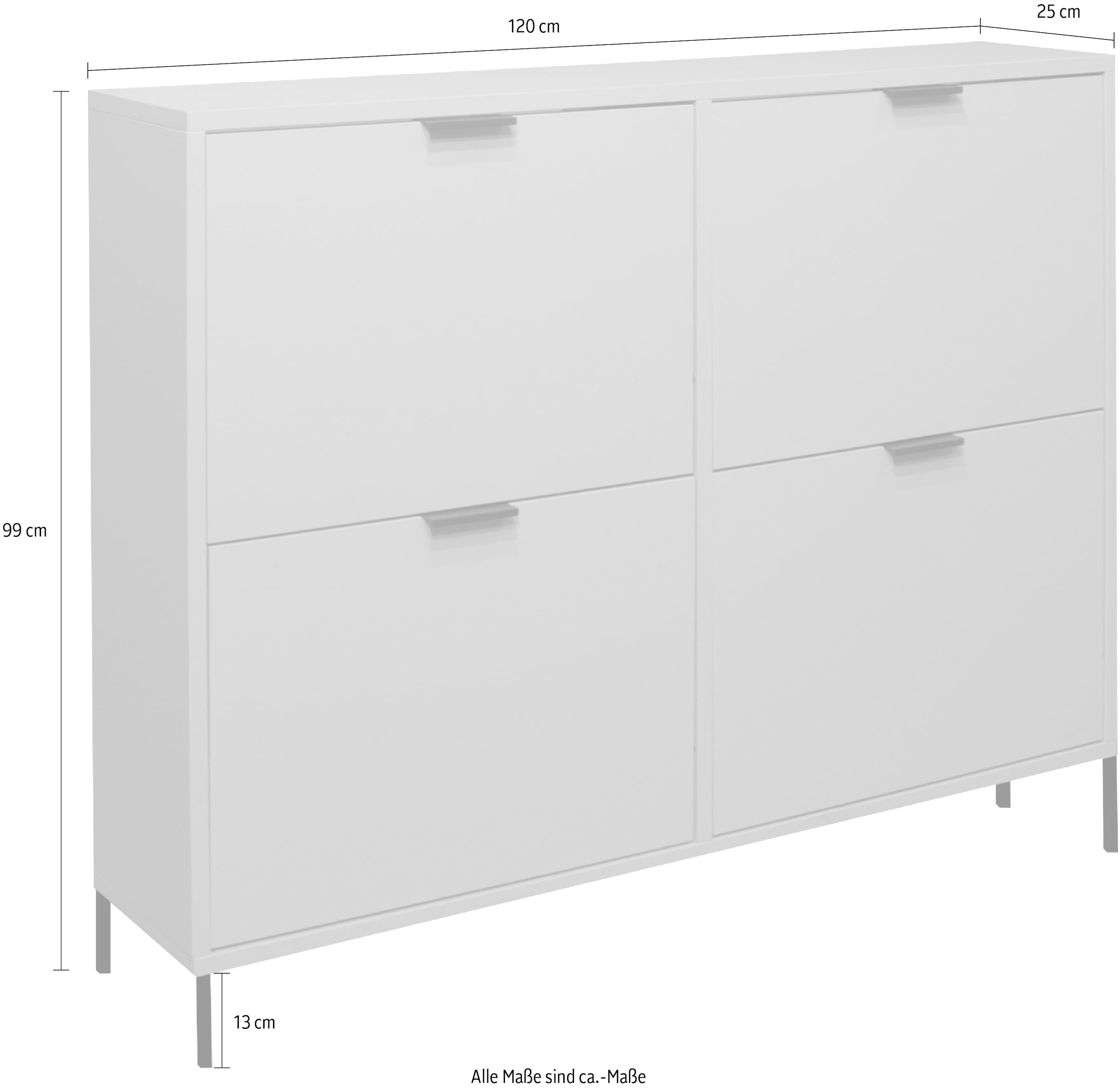 BAUR und »Bonnie«, Breite cm, mit hängend Mäusbacher Schuhschrank stehend Quadratgestell | 120