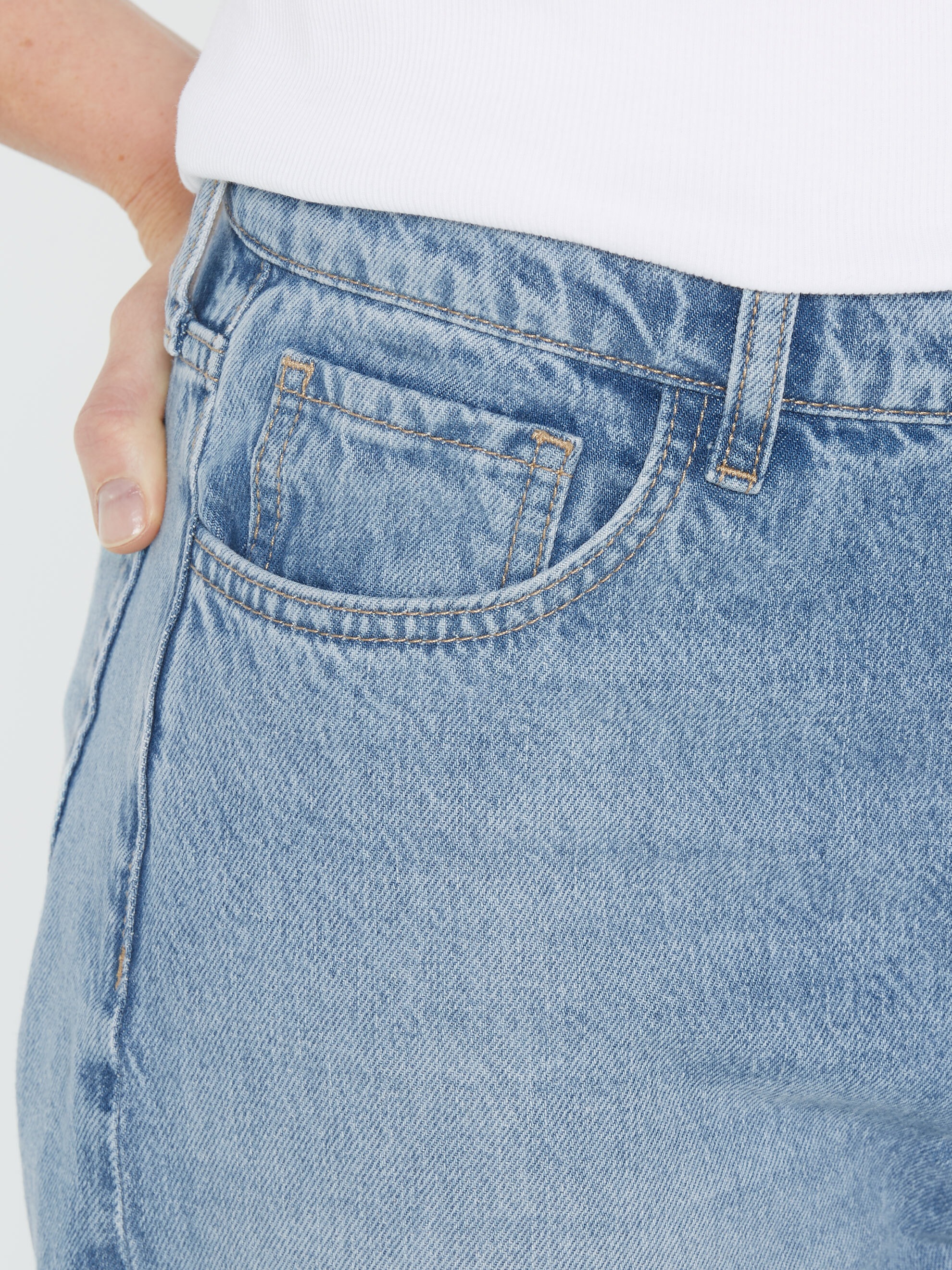 SENSES.THE LABEL Weite Jeans mit hoher Leibhöhe