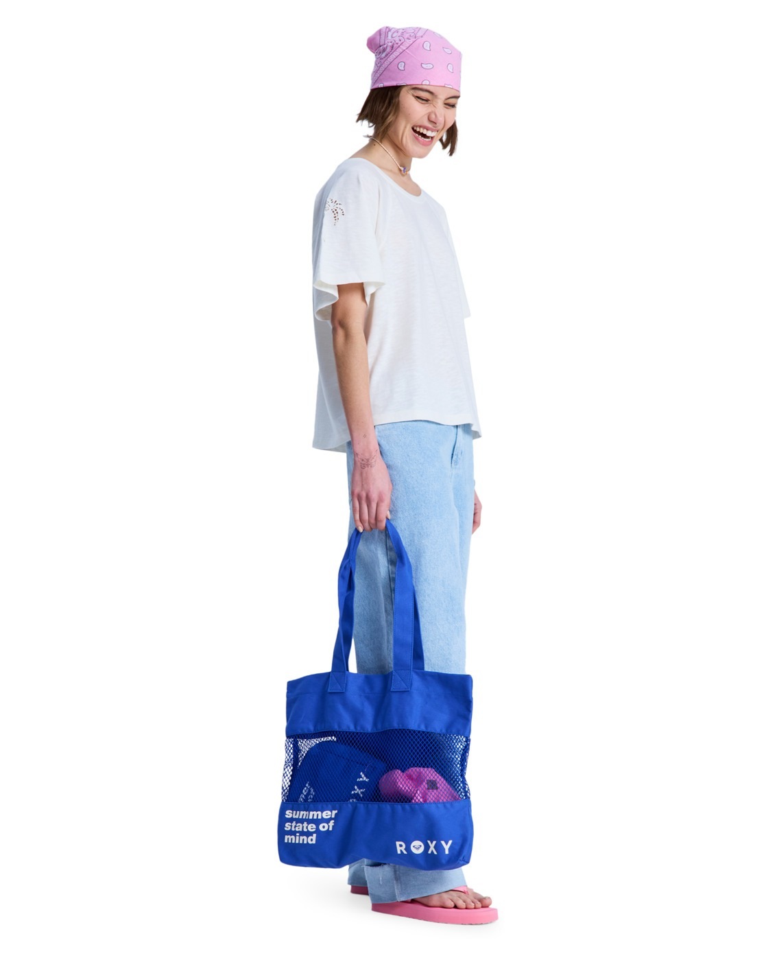 Roxy Sac En Toile Summer Breezy Surf The Web One Size unisex