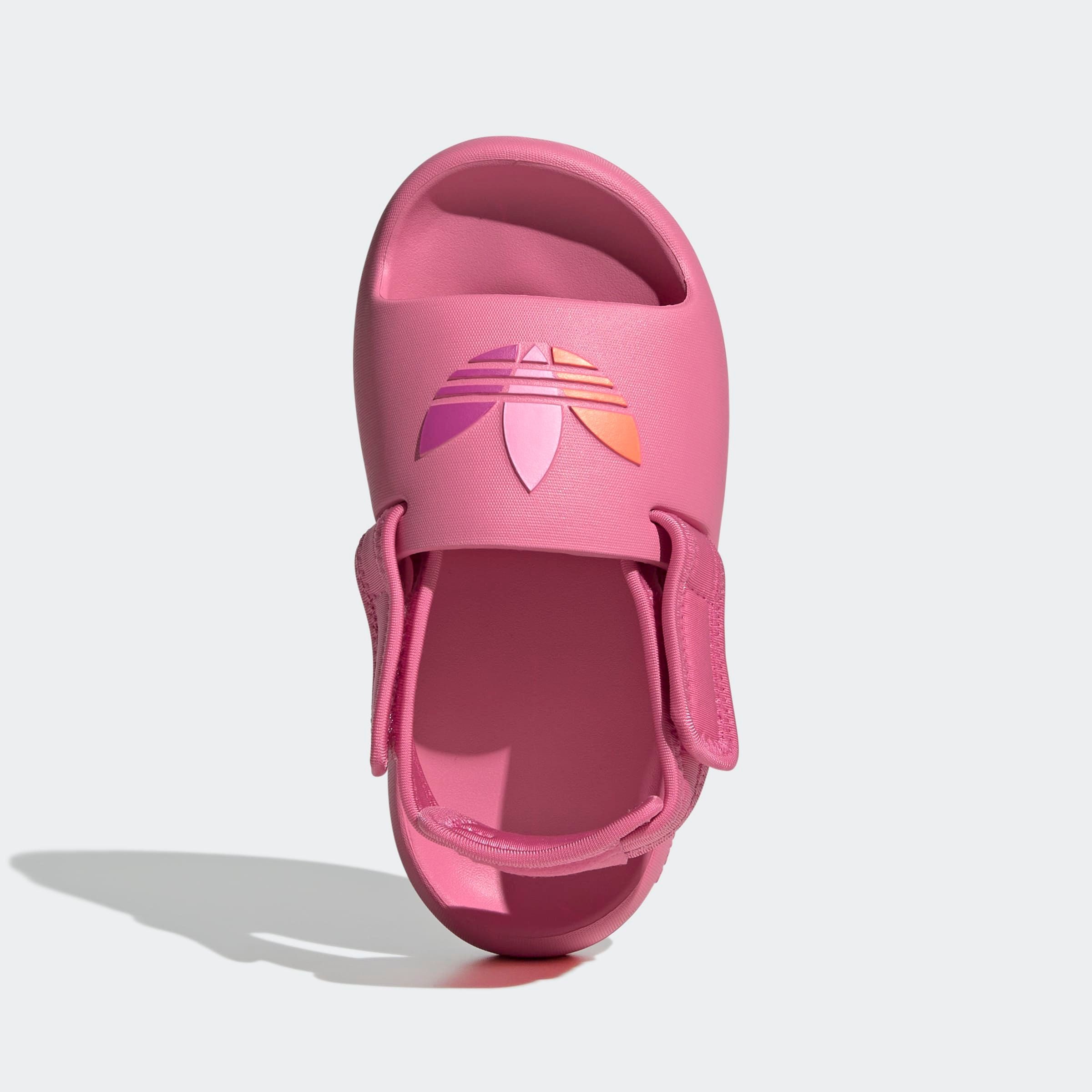 Badesandale ADIDAS ORIGINALS "ADIFOM KIDS ADILETTE", Mädchen, Gr. 34, rosa (rose tone, semi lucid fuchsia, bliss pink), Synthetik, Textil, Schuhe, Badelatschen für Kinder & Jugendliche 3