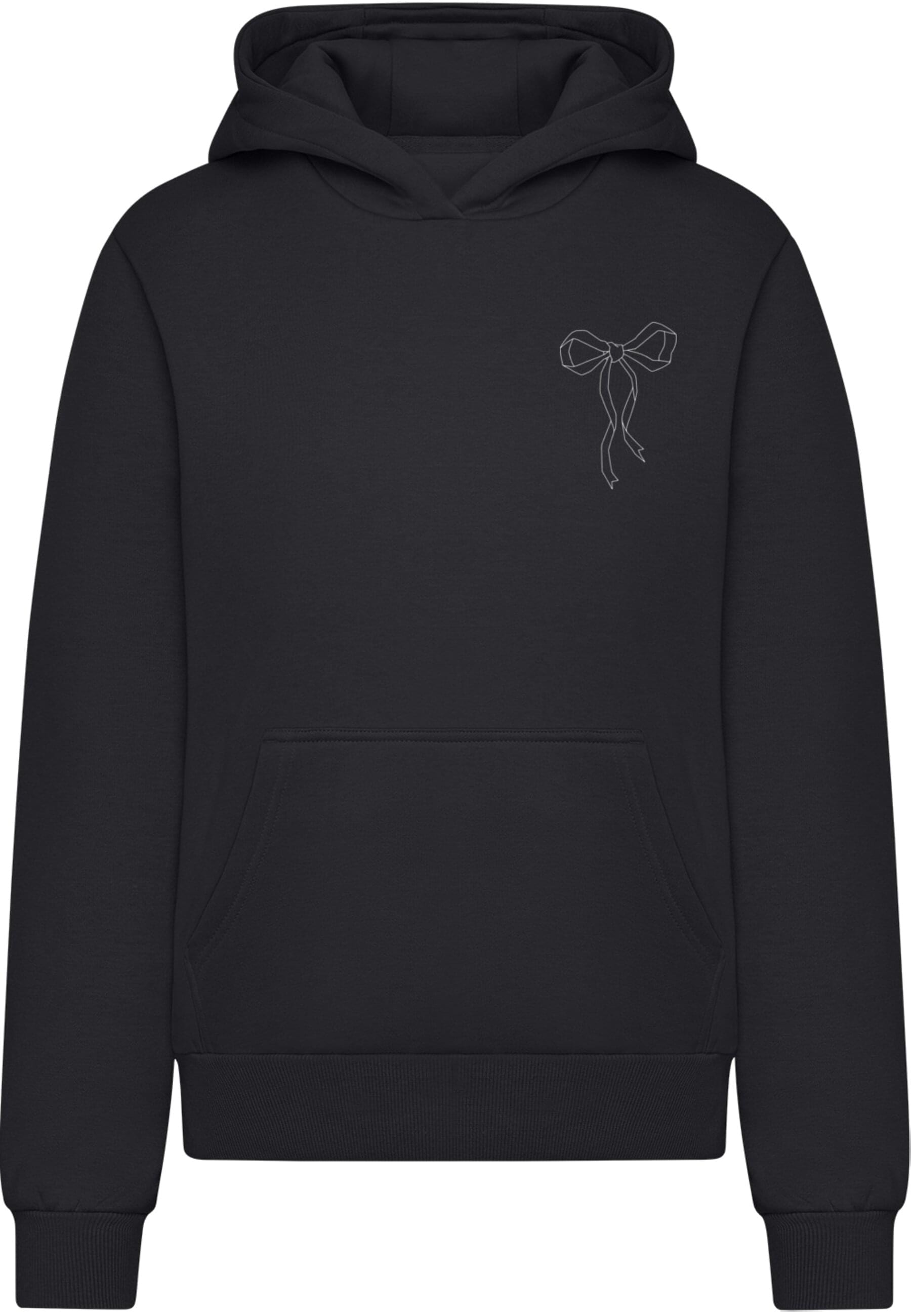 Miss Tee Kapuzenpullover "Miss Tee Bow Oneliner Ladies Fluffy Hoody" 1 Stk. günstig online kaufen