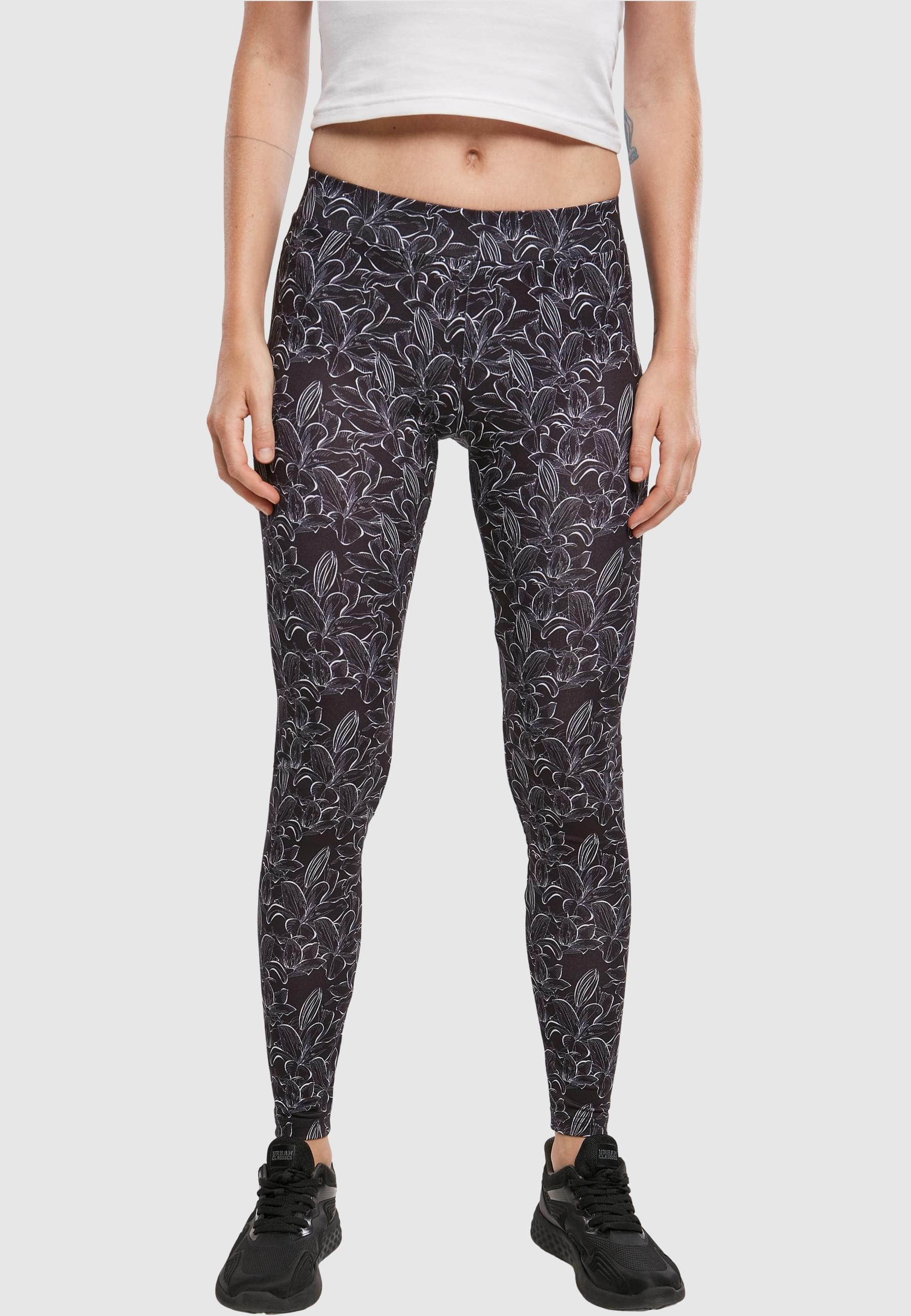 URBAN CLASSICS Leggings »Urban Classics Damen Ladies AOP Leggings«, (1 tlg.)
