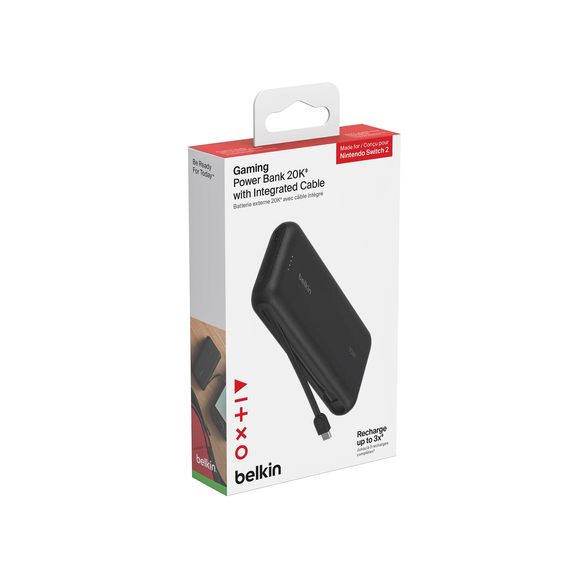Belkin Powerbank »Gaming 20K 20.000 mAh für Nintendo Switch 2«