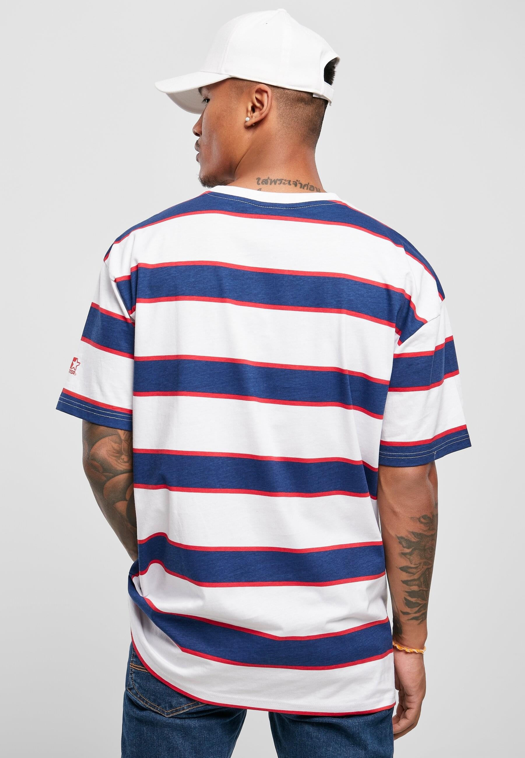 Starter Black Label T-Shirt »Starter Black Label Herren Starter Logo Striped Tee« 1 Stk. tlg.