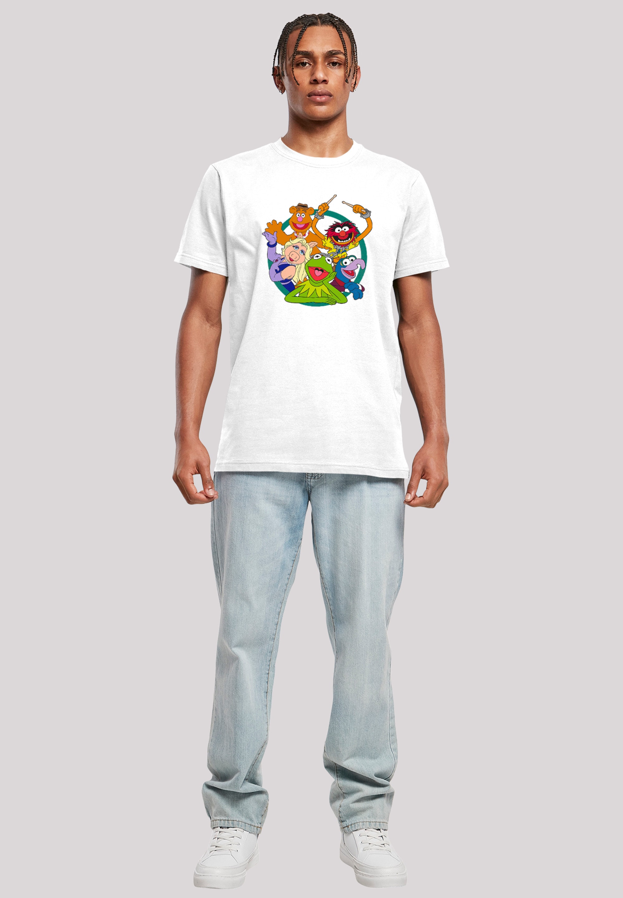 F4NT4STIC T-Shirt »Disney Muppets Group Circle«, Herren,Premium Merch,Regular-Fit,Basic,Bedruckt