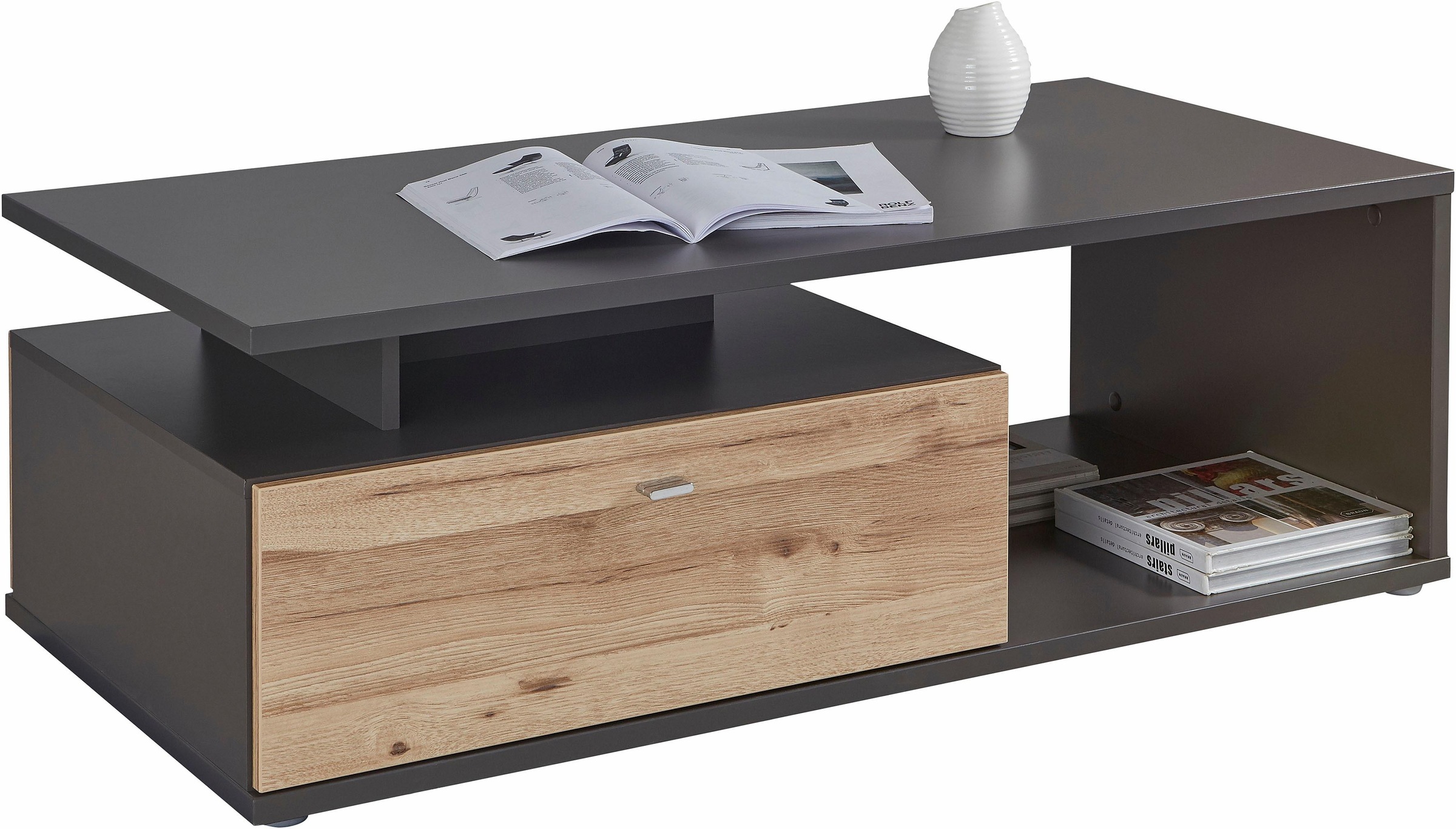 FORTE Como Coffee Table Grey 120x59x40cm 2